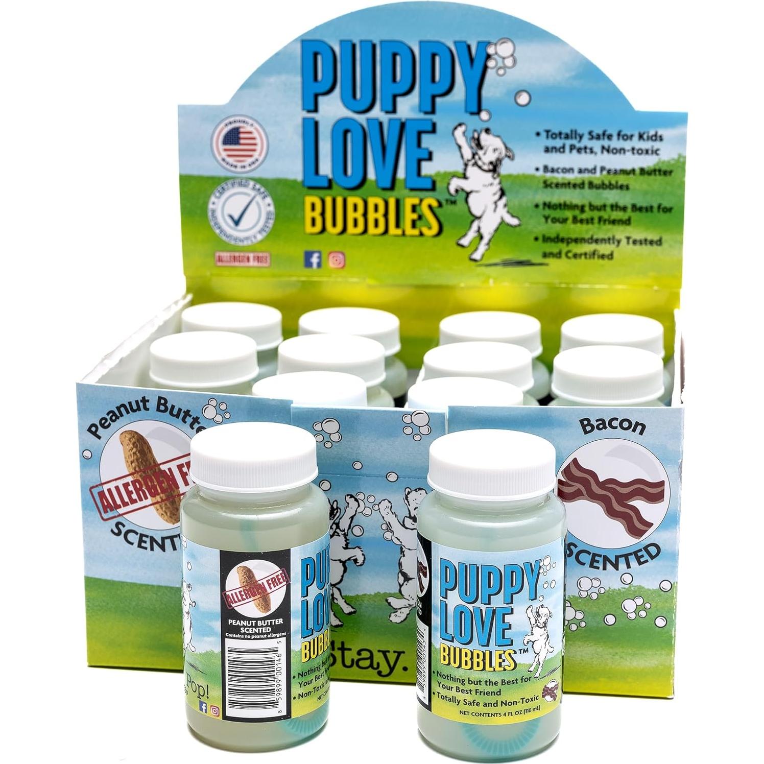 Burbujas de Amor para Perros - Aroma a Pastel de Manzana - 2x4oz