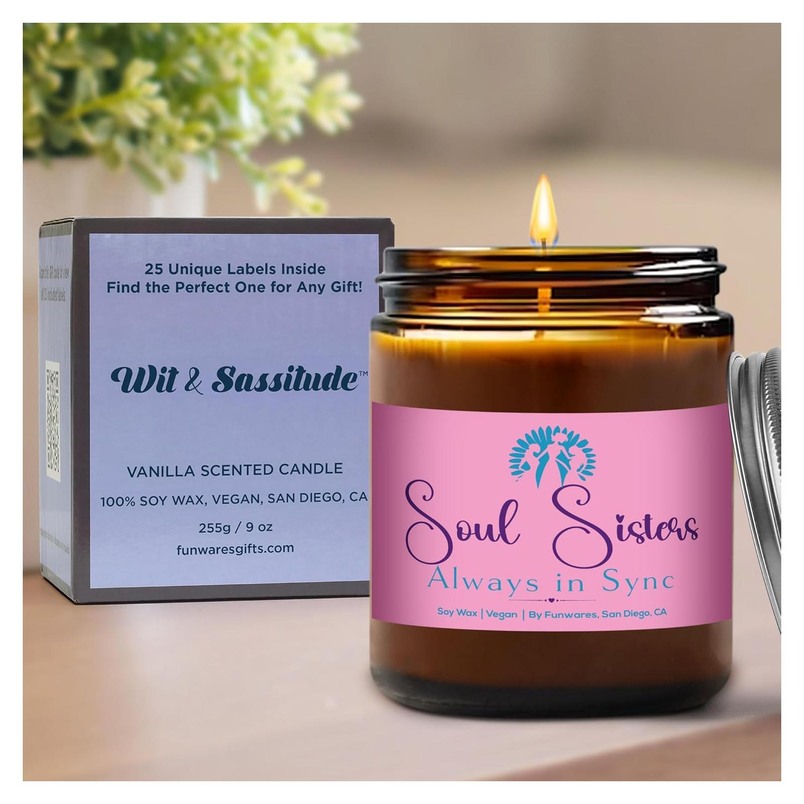 Vela de Soja Vainilla UT Brands - 50+ Horas Quema Sostenible