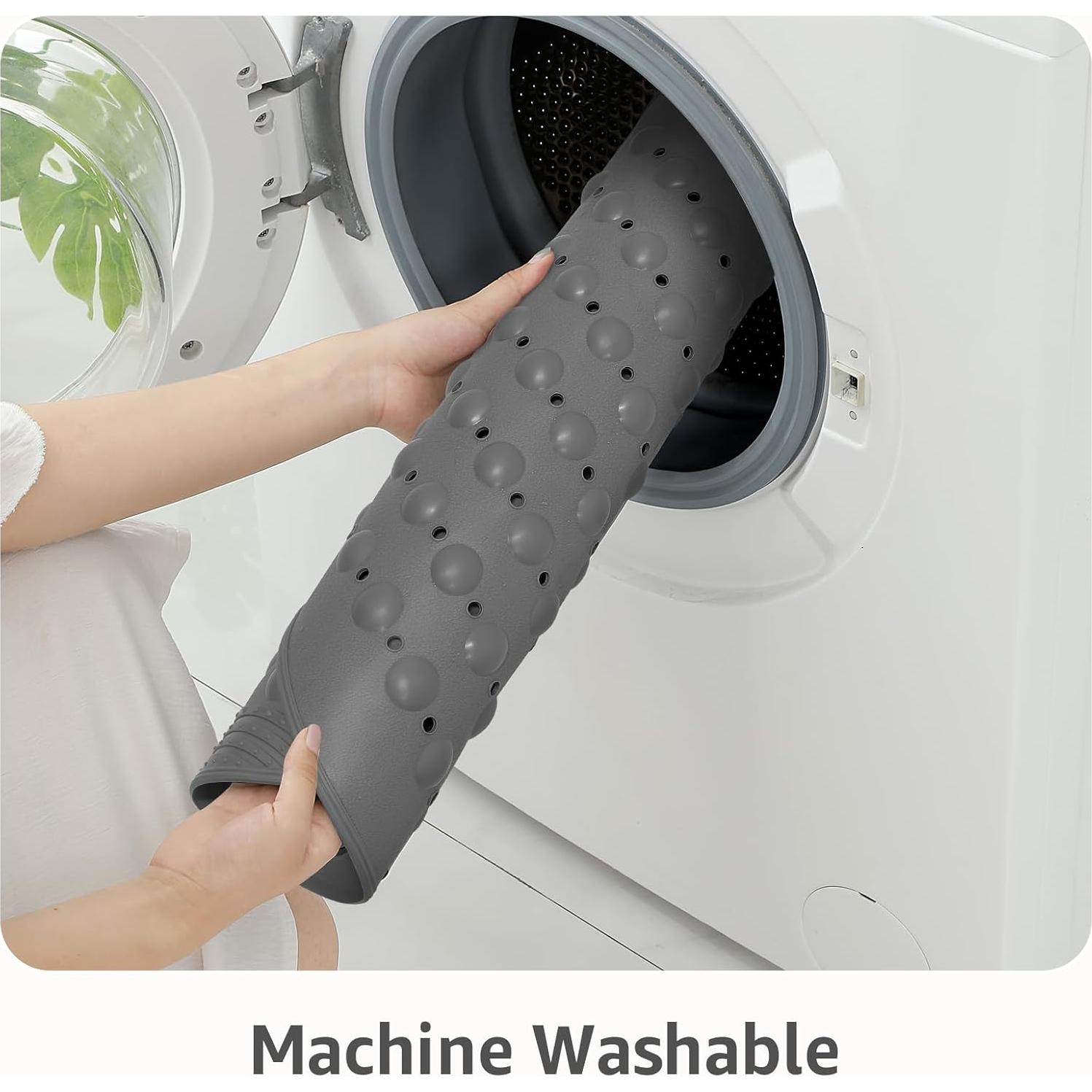 Alfombrilla de Ducha Antideslizante Yolife 65 cm Redonda Gris