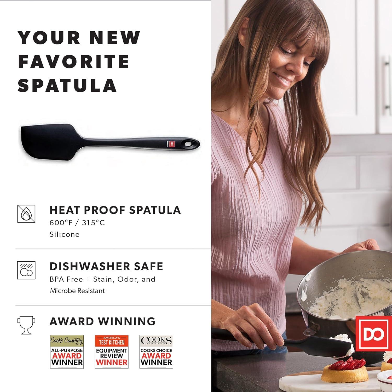 Espátula de Silicona Grande DI ORO - Resistente al Calor 315°C