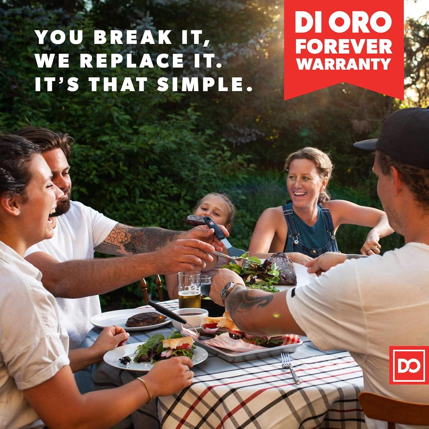 Espátula de Silicona Grande DI ORO - Resistente al Calor 315°C