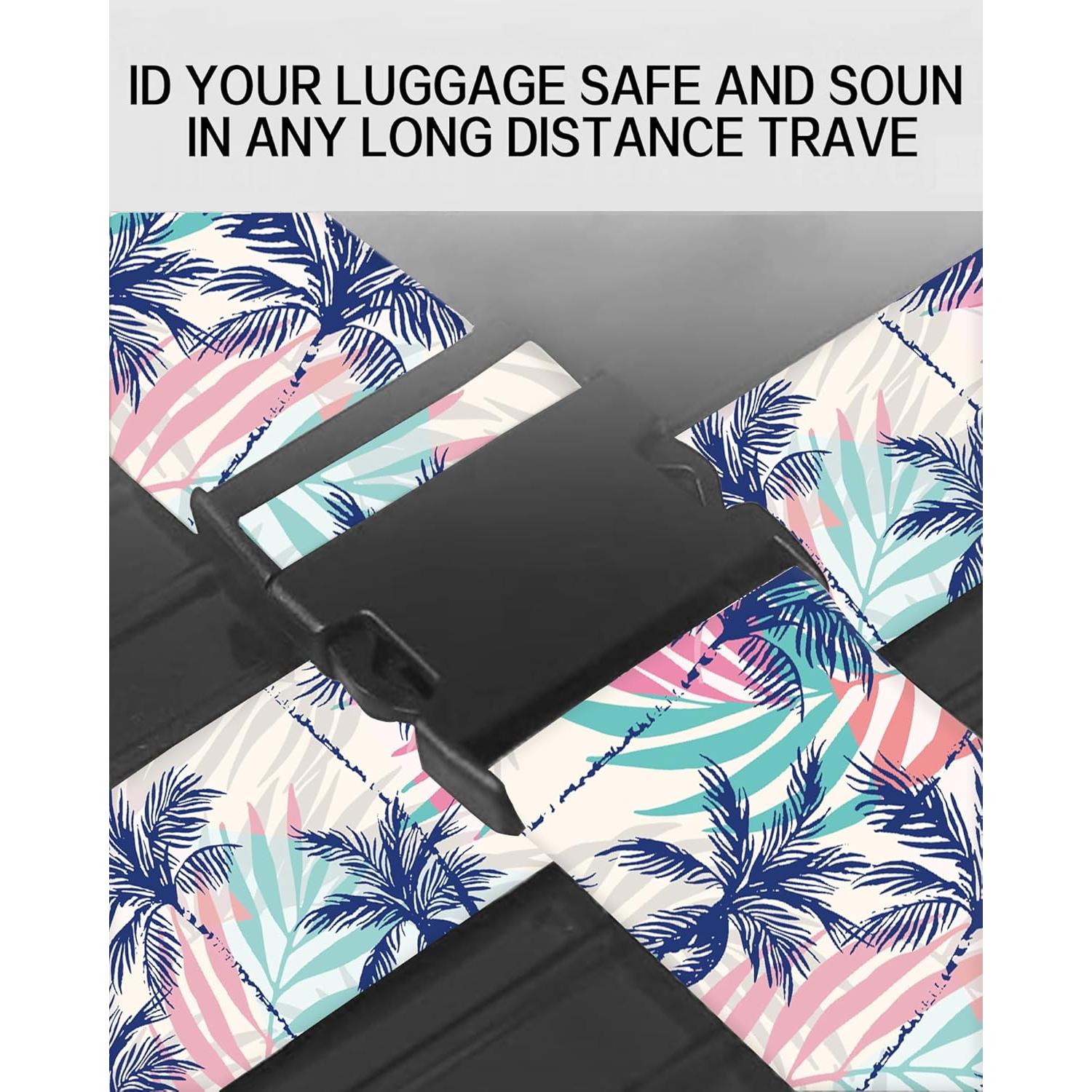 Correa de Equipaje Ajustable ASJHFDIR Hoja Boho Linda