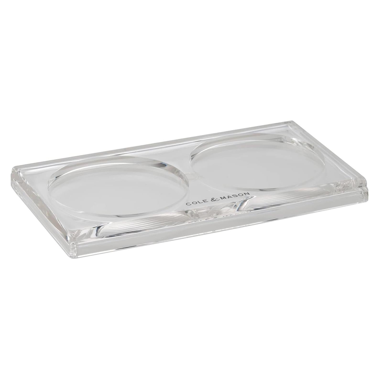 Bandeja Acrílica Cole & Mason para Molinillos de Sal y Pimienta