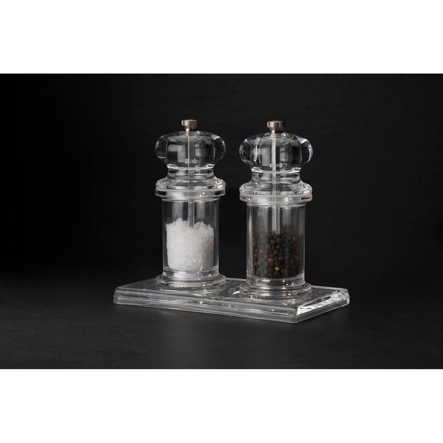 Bandeja Acrílica Cole & Mason para Molinillos de Sal y Pimienta