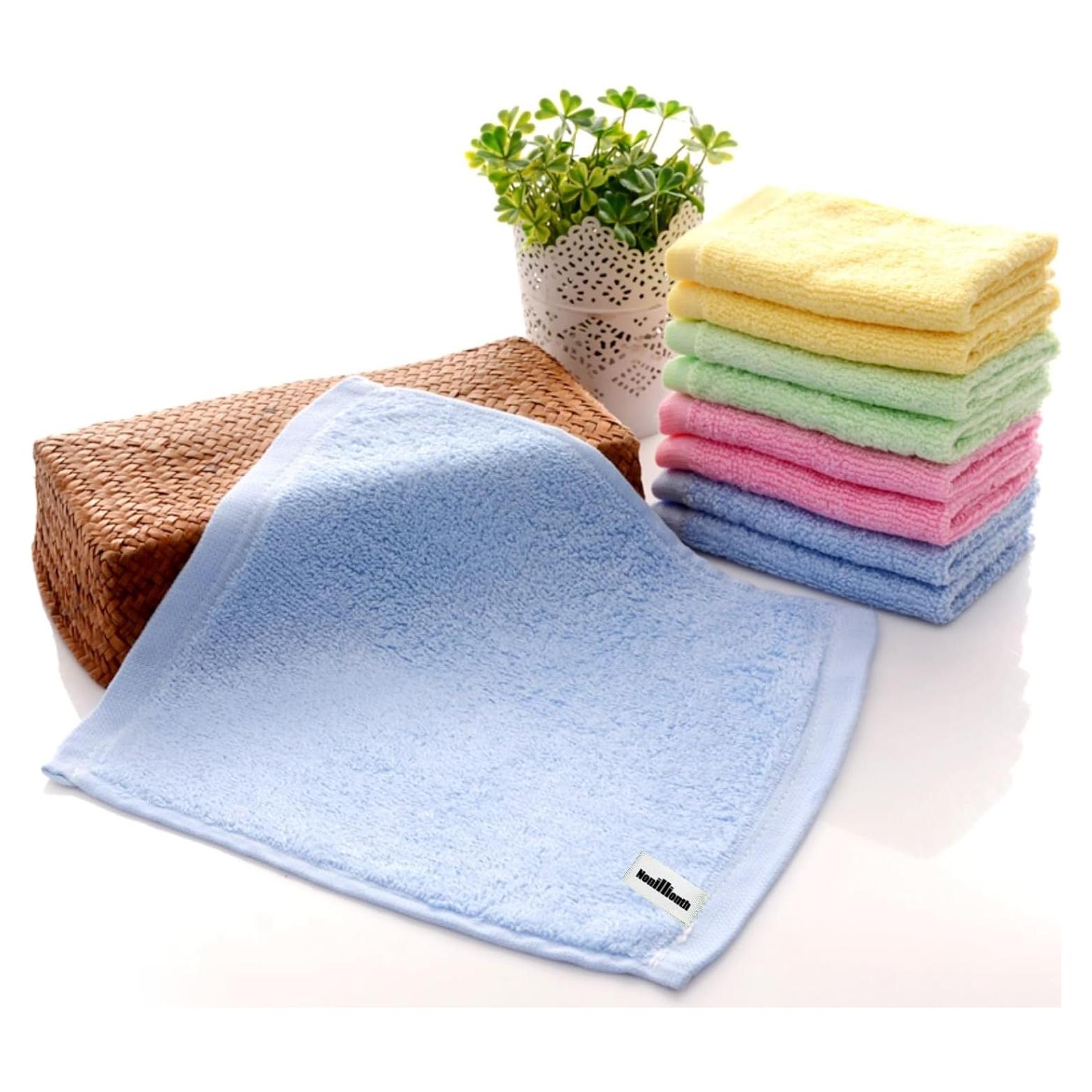 Kit de 8 Paños de Microfibra de Bambú Nonillionth - Azul