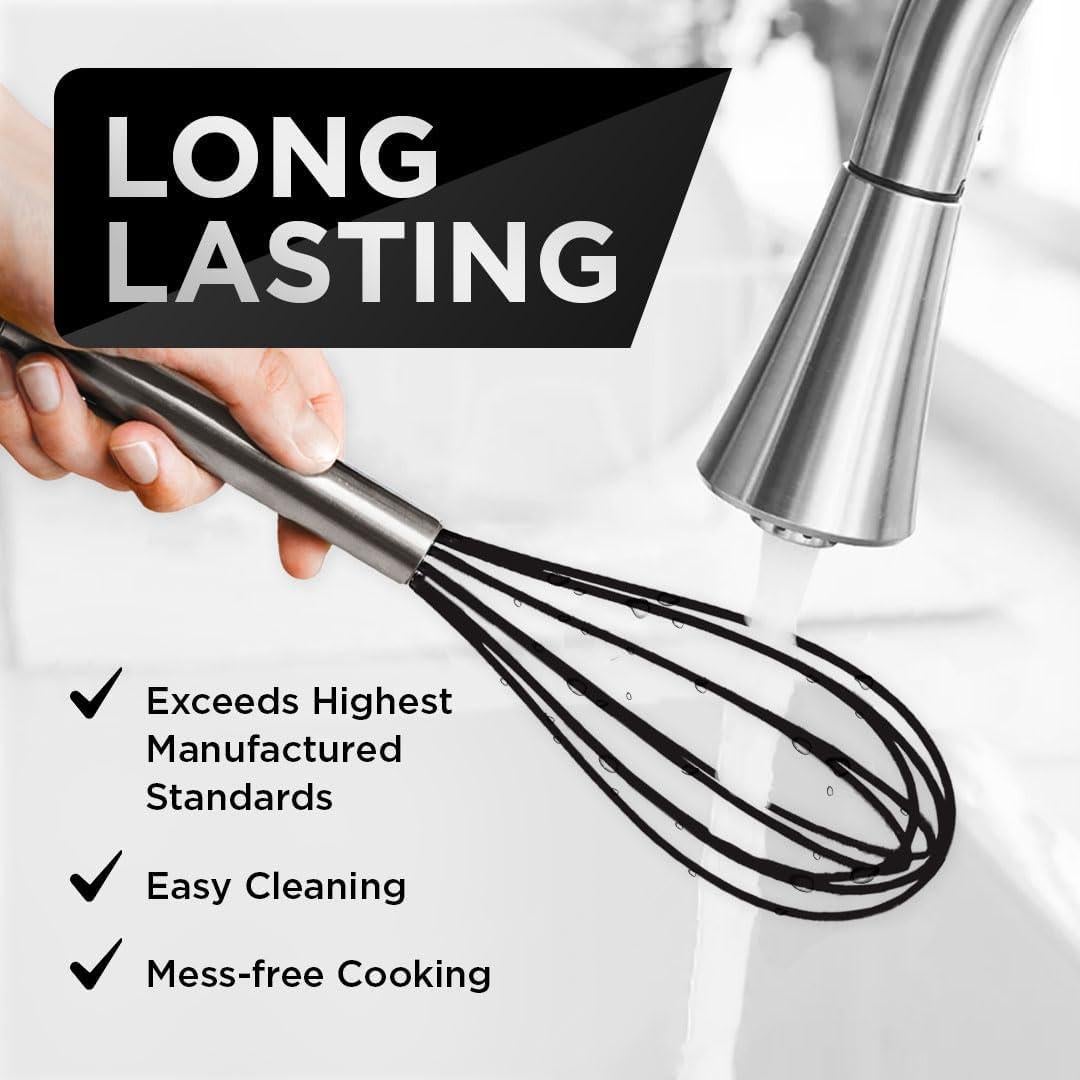 Juego de Batidores de Silicona Wired Whisk - 3 Piezas Mini