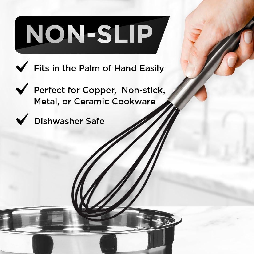 Juego de Batidores de Silicona Wired Whisk - 3 Piezas Mini