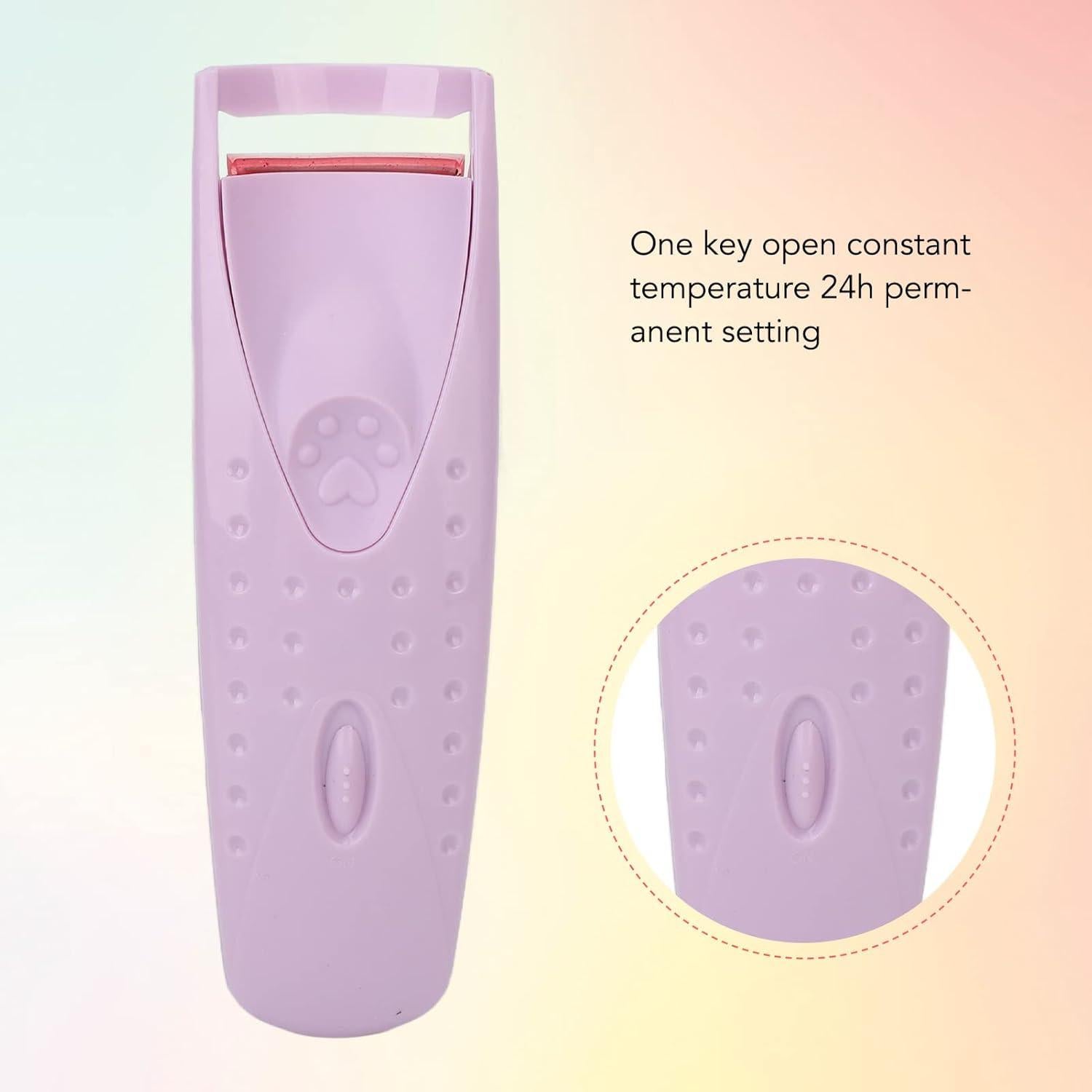 Rizador de Pestañas Eléctrico FILFEEL Morado USB 50°C