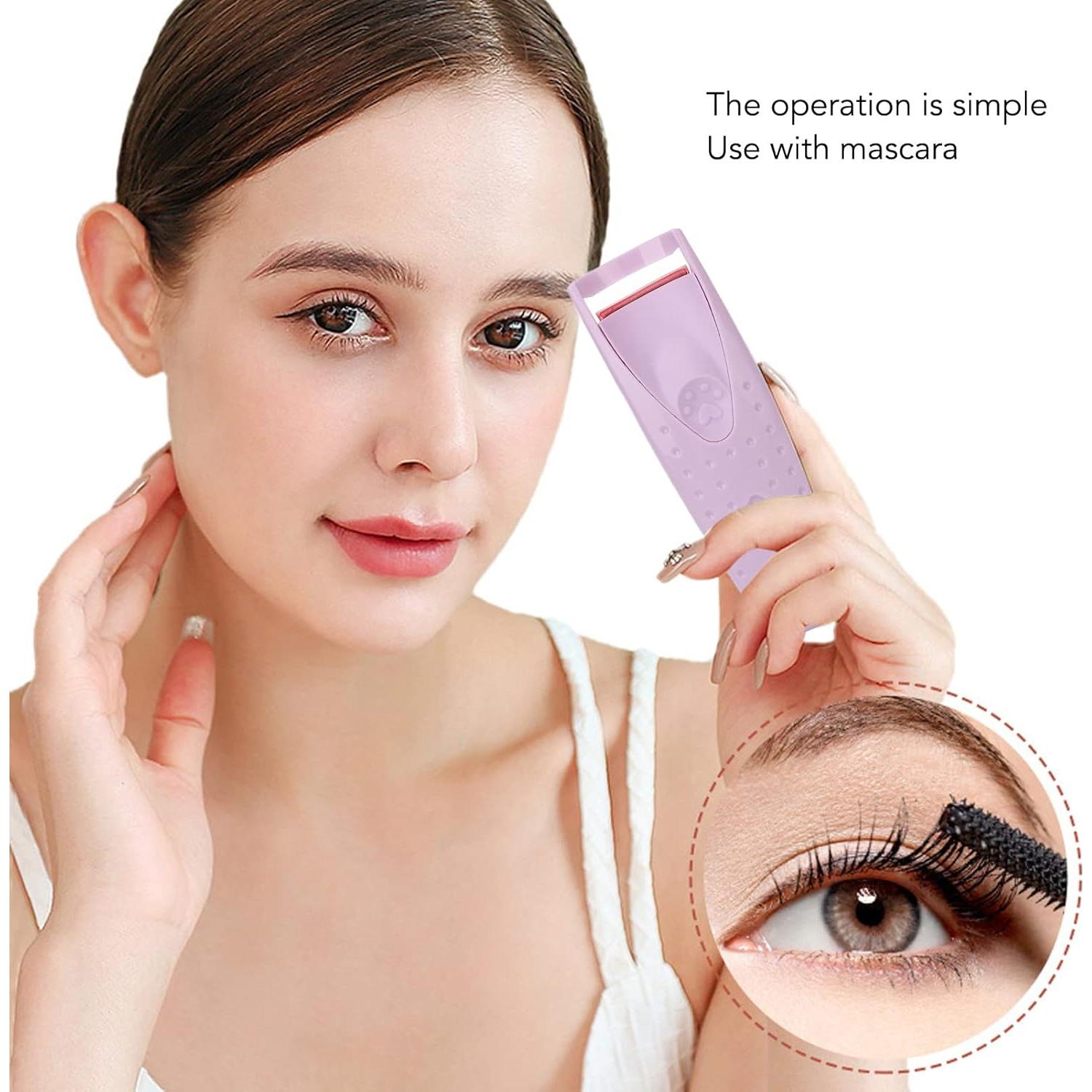 Rizador de Pestañas Eléctrico FILFEEL Morado USB 50°C