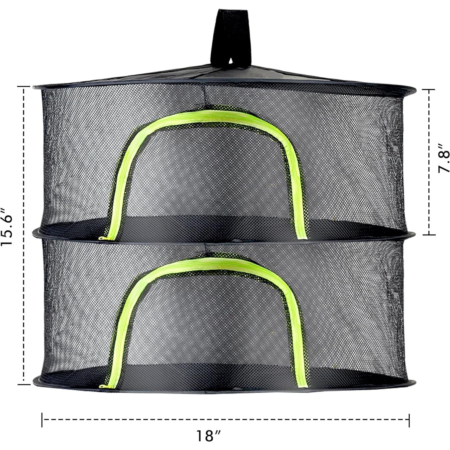 Soporte de Secado de Malla BRIVADO 2 Capas 45.72 cm para Hierbas