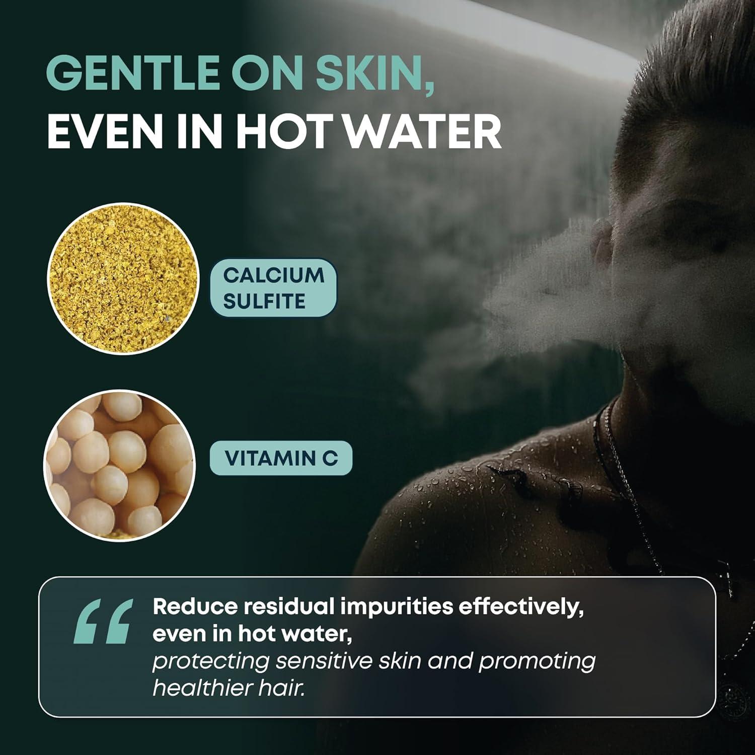 Filtro de Ducha AquaHomeGroup Sin Cloro - 2 Cartuchos - Alta Presión