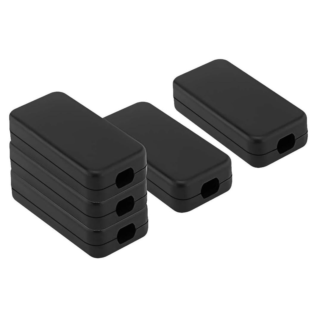 Caja de Proyecto Eléctrico LeMotech 5 Pcs ABS Negra 40x20x11mm