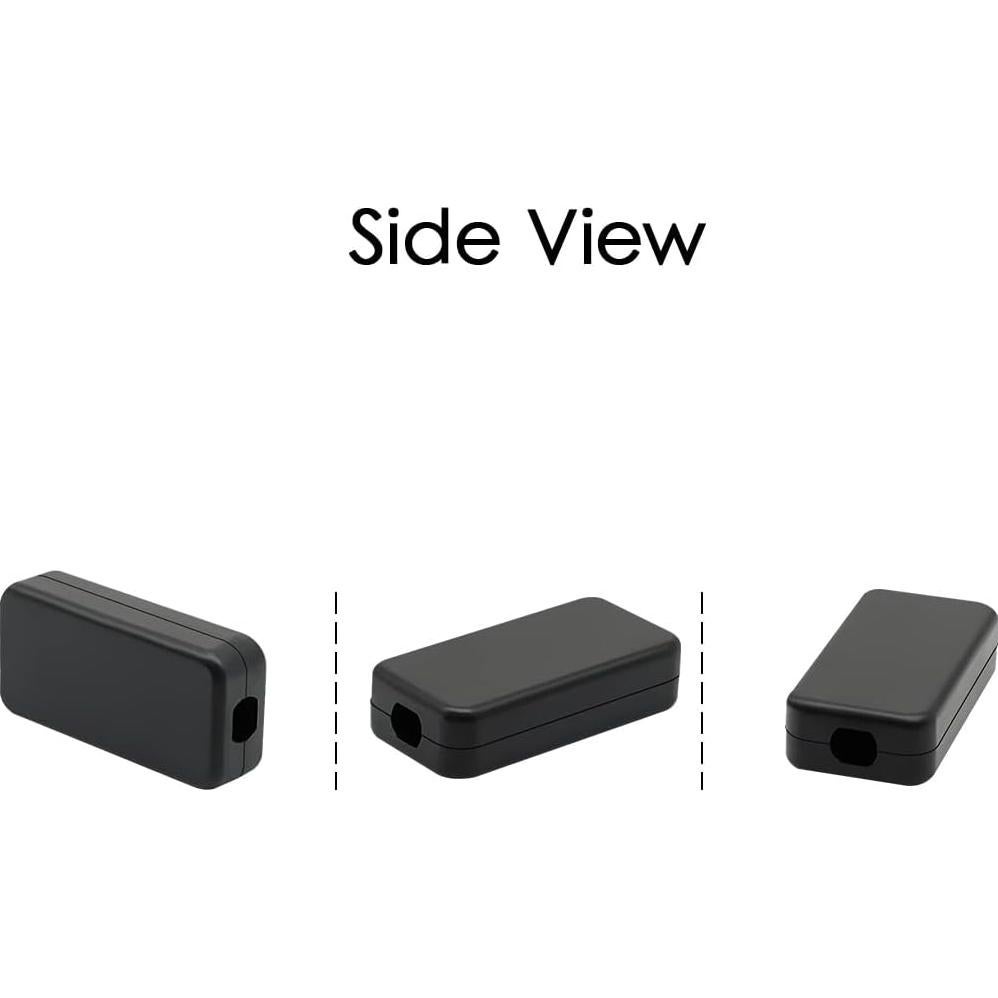 Caja de Proyecto Eléctrico LeMotech 5 Pcs ABS Negra 40x20x11mm