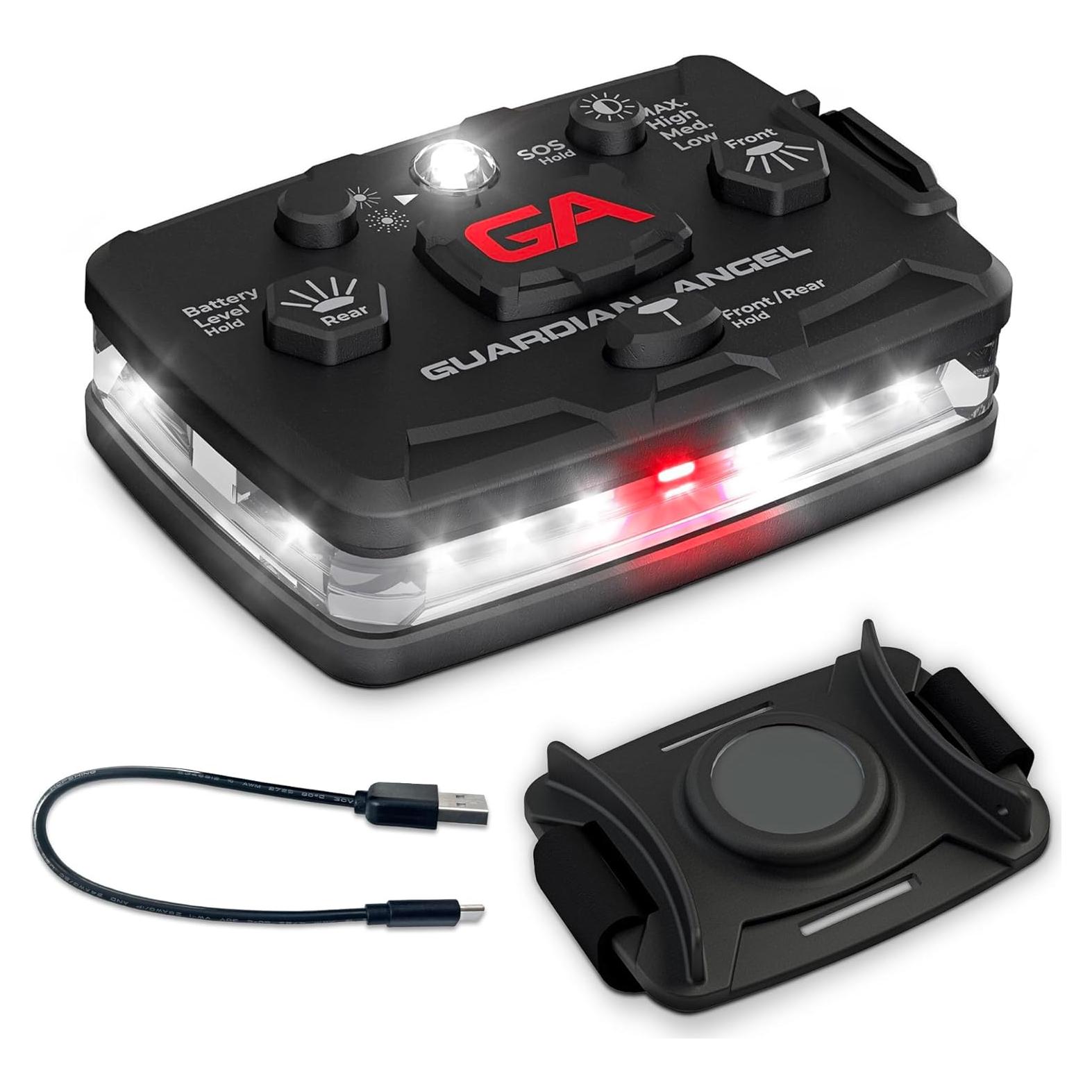 Luz de Seguridad Guardian Angel Elite Recargable LED 500 Lúmenes