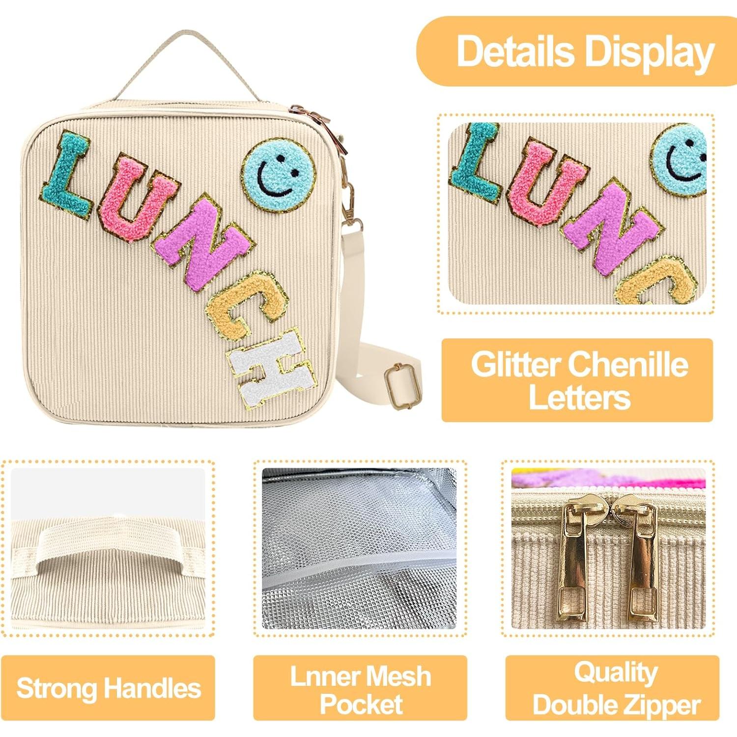 Bolsa de Almuerzo Aislada Dark Swan Beige 22.86x22.86 cm