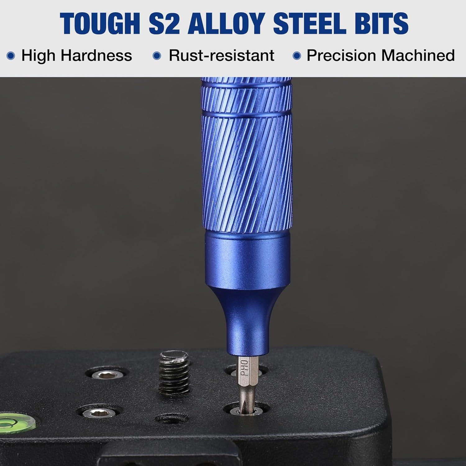 Juego de Destornilladores Mini 24 en 1 WORKPRO Azul