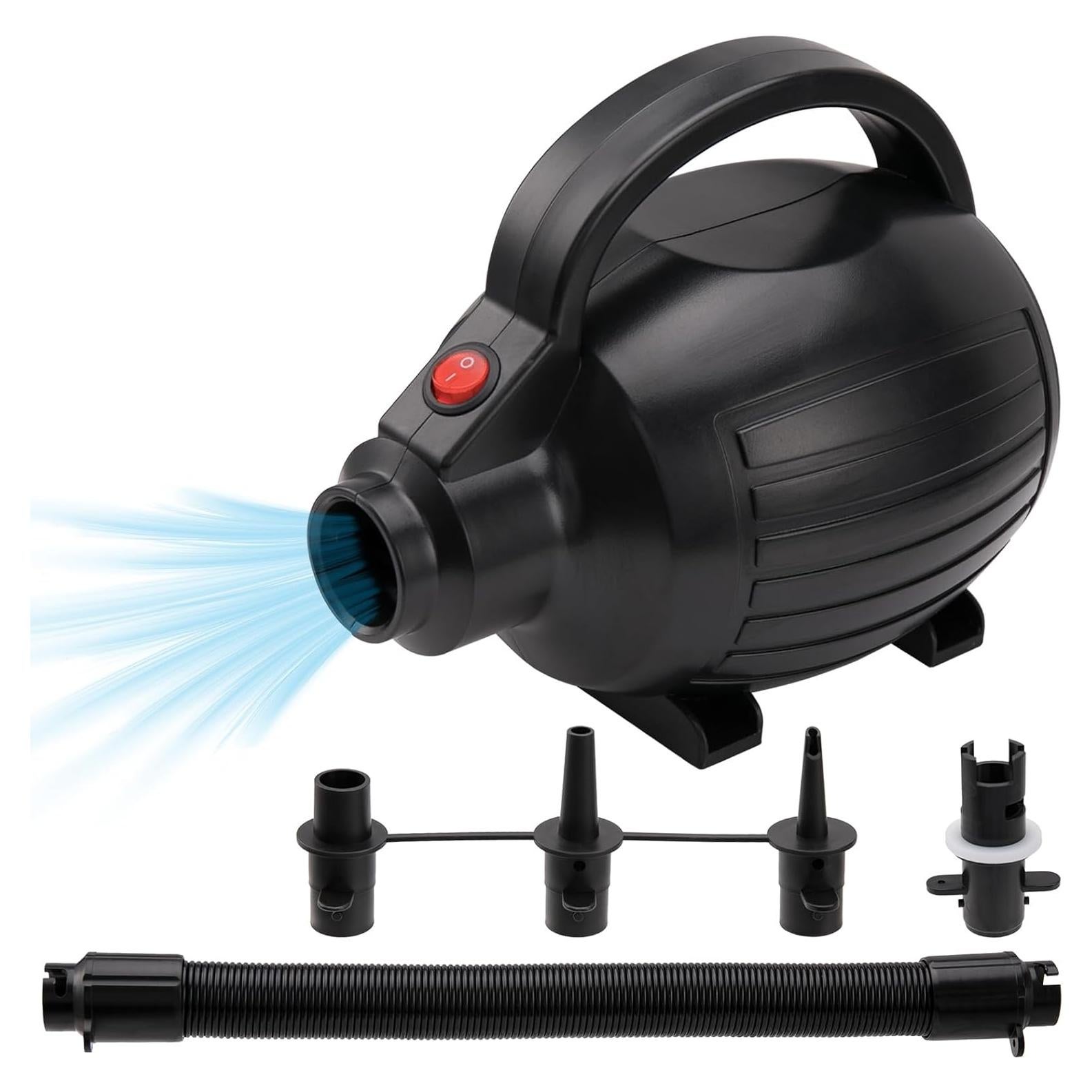 Bomba de Aire Eléctrica FBSPORT 600W con 4 Boquillas