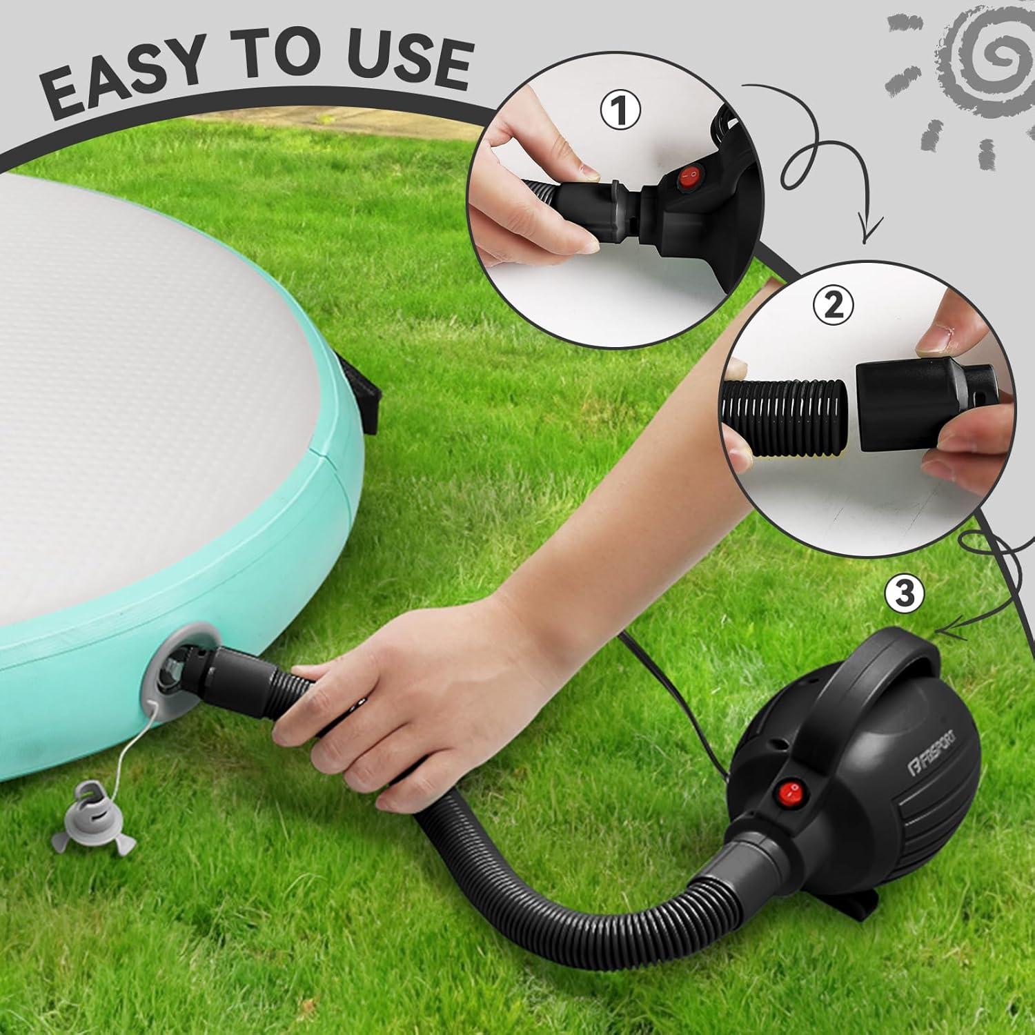 Bomba de Aire Eléctrica FBSPORT 600W con 4 Boquillas