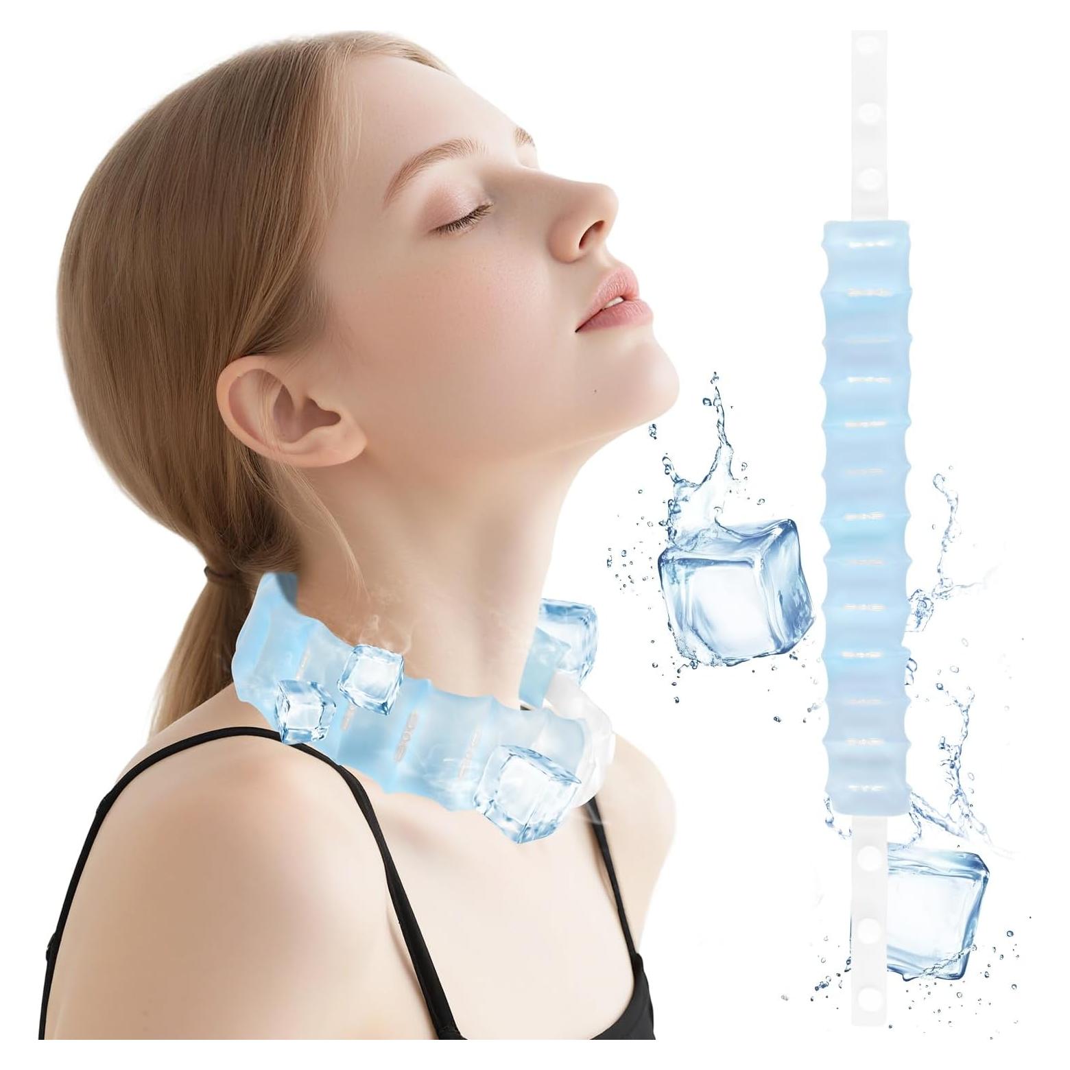 Tubo Refrigerante de Cuello MOSOKI Azul Reutilizable 18°C 1 Paquete