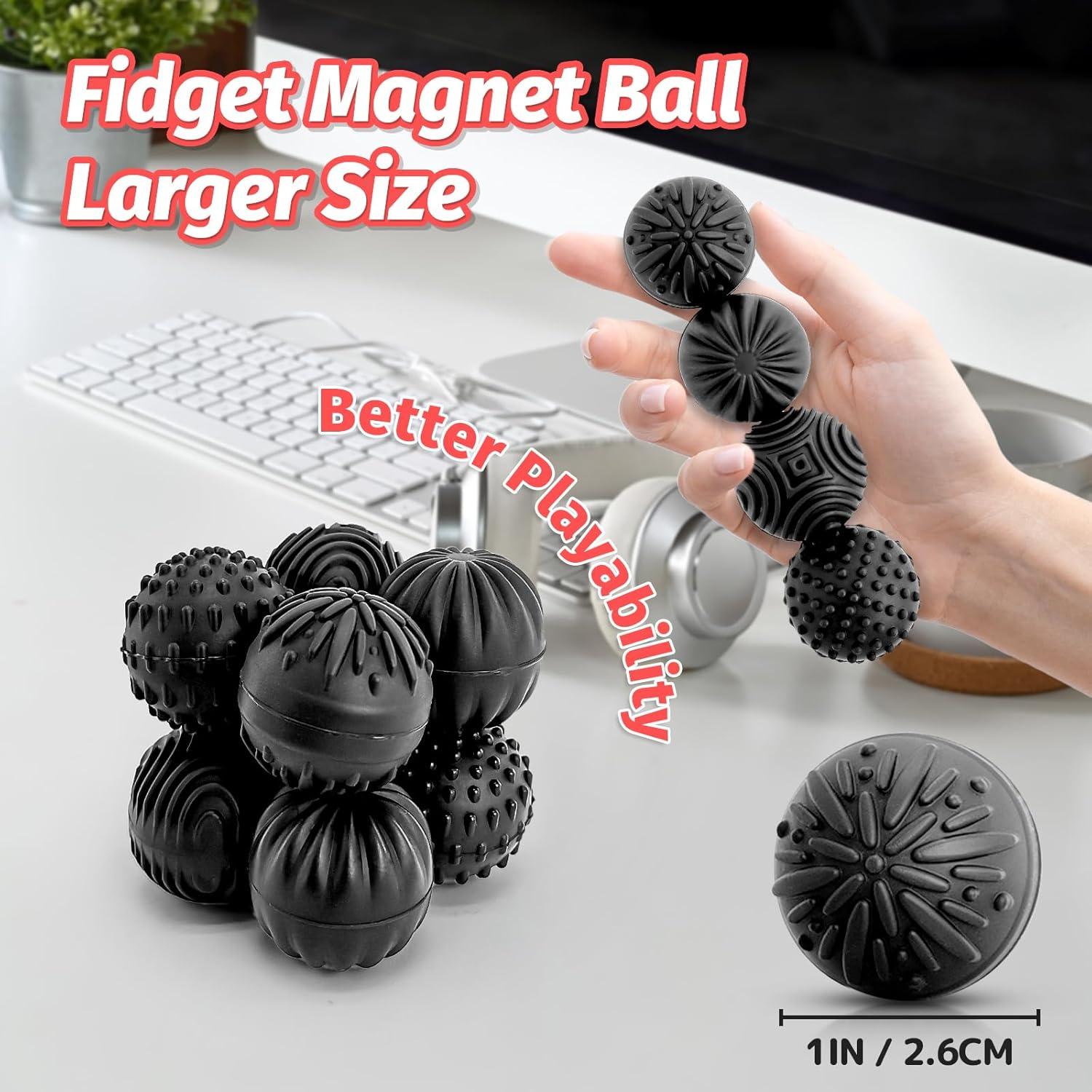 Pelotas Magnéticas de Silicona GLMZZ - 4 PCS Alivio Estrés