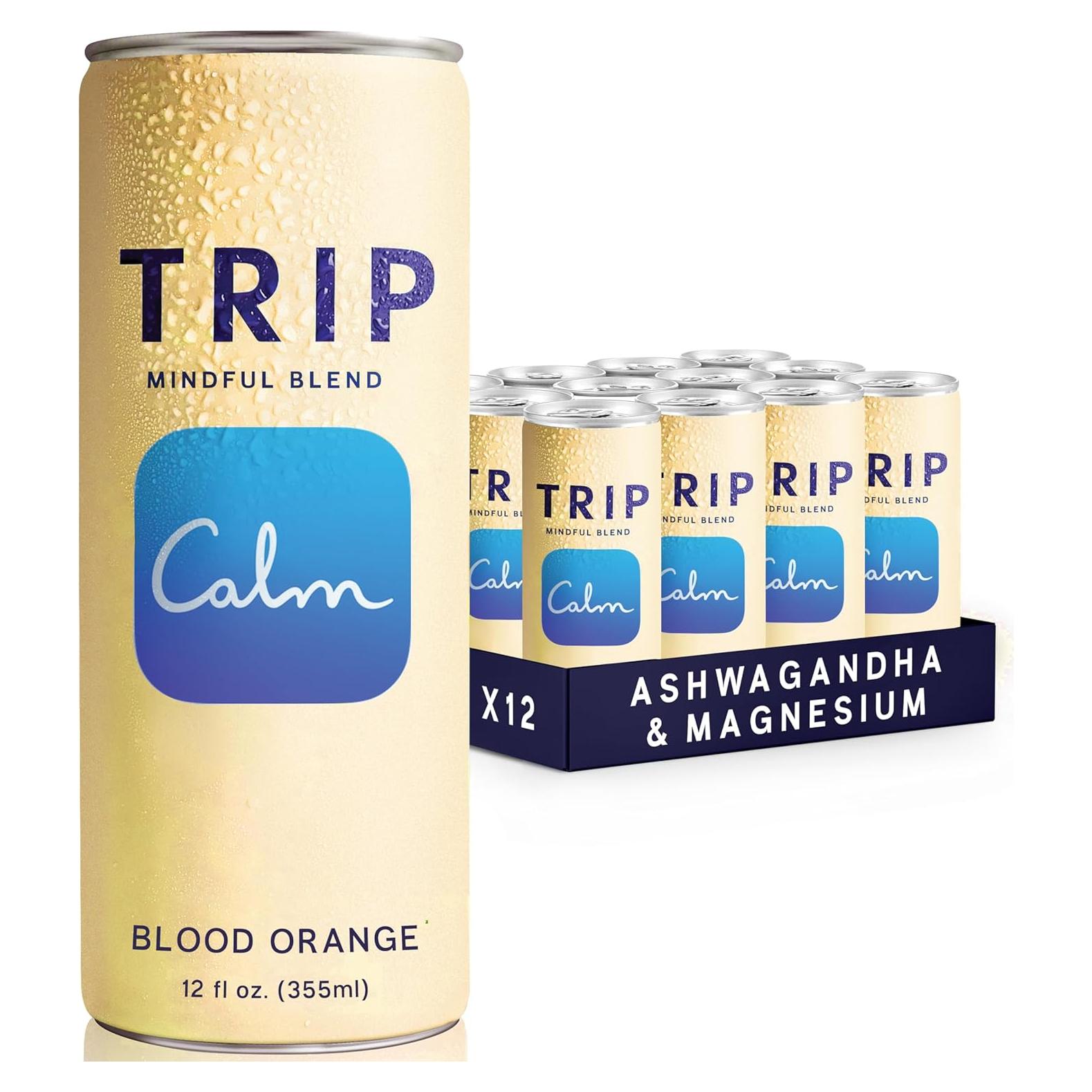 Bebida Calmante Mezcla Consciente Trip Naranja Sangre 355 ML 12Pk