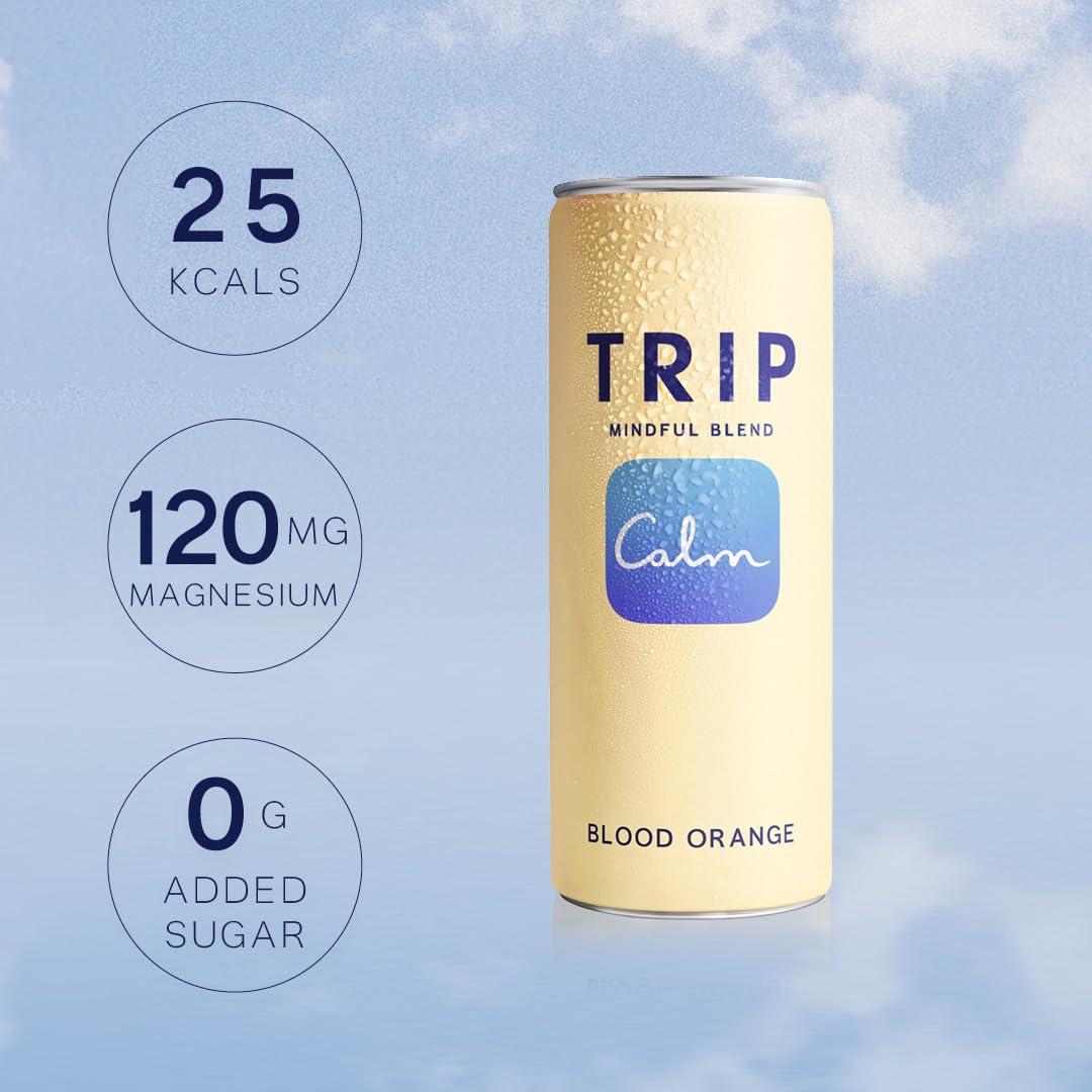 Bebida Calmante Mezcla Consciente Trip Naranja Sangre 355 ML 12Pk