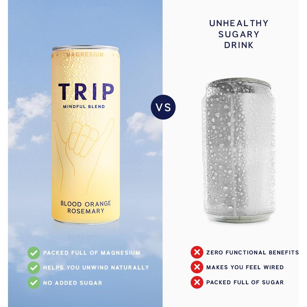 Bebida Calmante Mezcla Consciente Trip Naranja Sangre 355 ML 12Pk