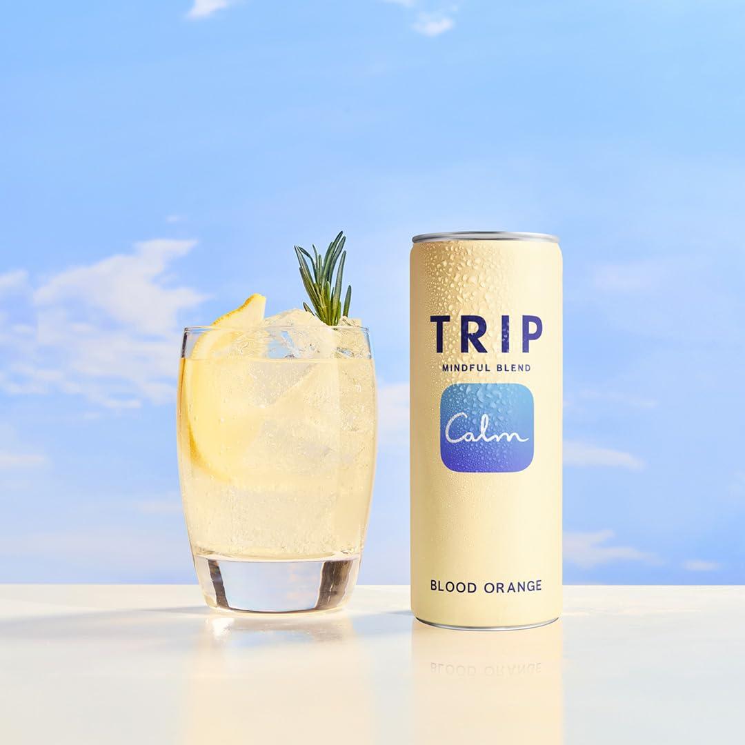 Bebida Calmante Mezcla Consciente Trip Naranja Sangre 355 ML 12Pk