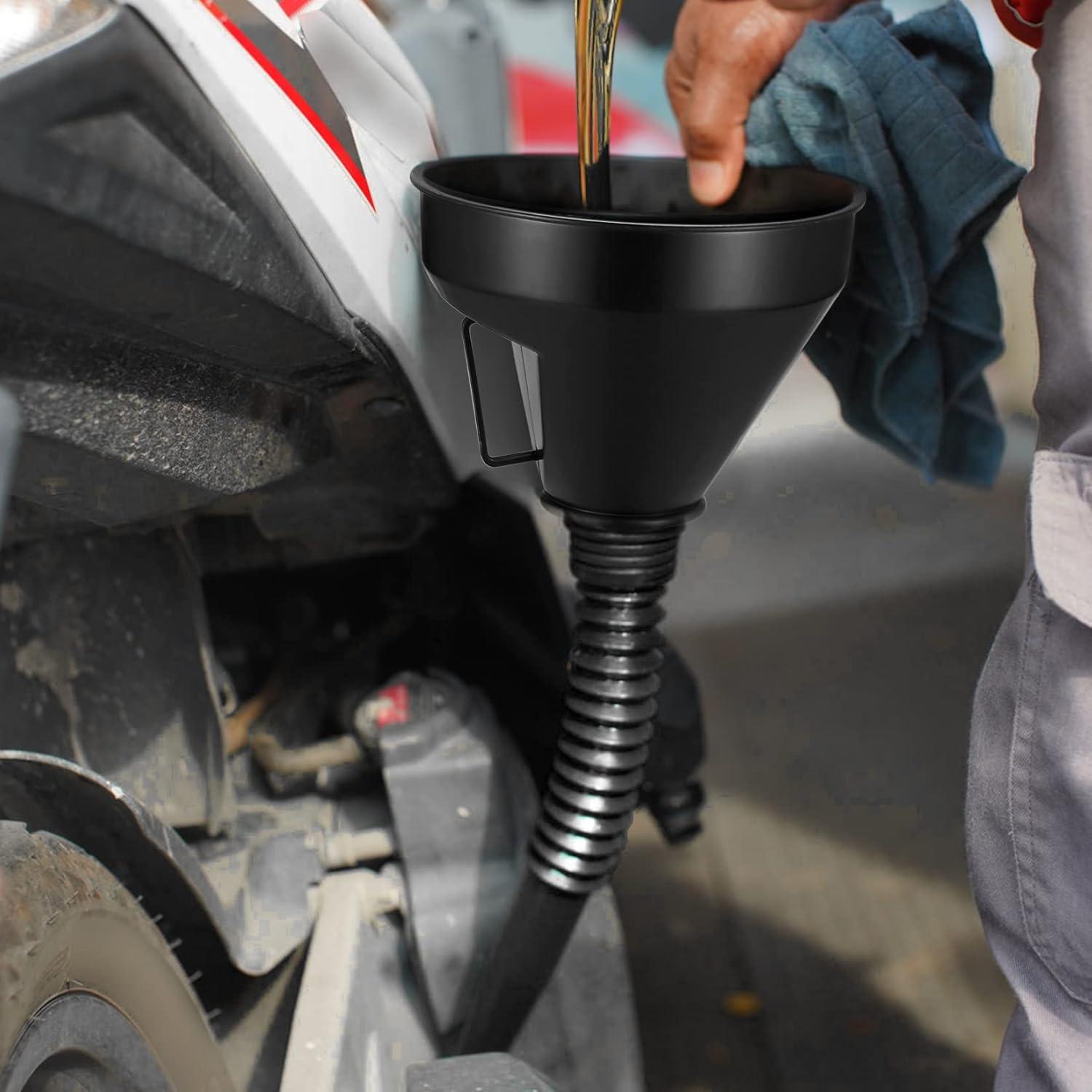 Juego de 4 Embudos Flexibles Automotrices HexinYigjly