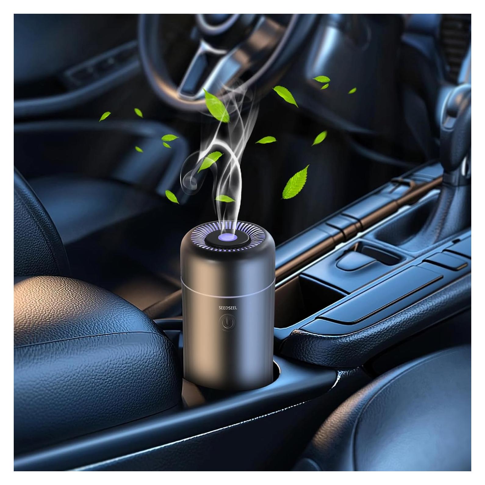 Difusor de Aromaterapia SEEDSEEL Car01 USB 100ml LED 7 Colores