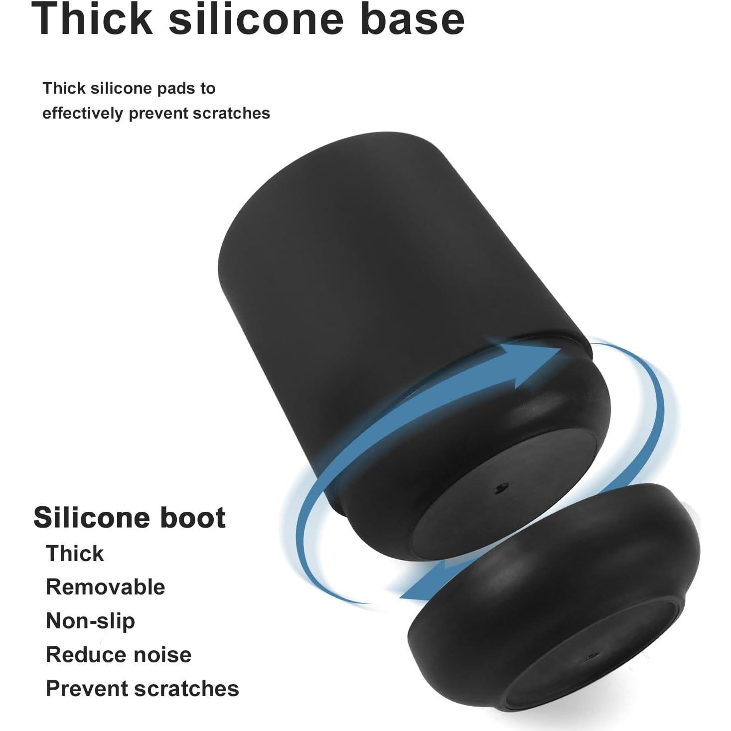 Soporte para Cepillos de Dientes GAHEFY Negro Mate Antideslizante