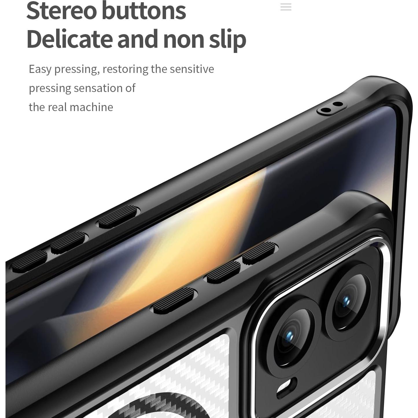 Funda para Motorola Edge 2024 con Soporte Magnético y Carga Inalámbrica