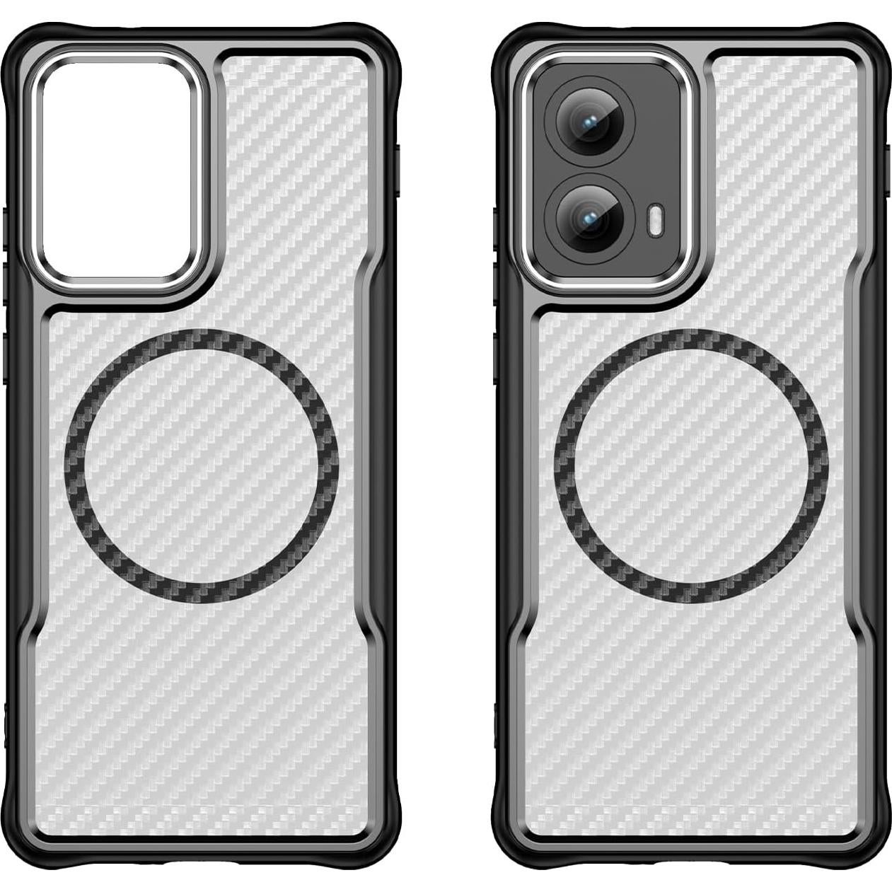Funda para Motorola Edge 2024 con Soporte Magnético y Carga Inalámbrica