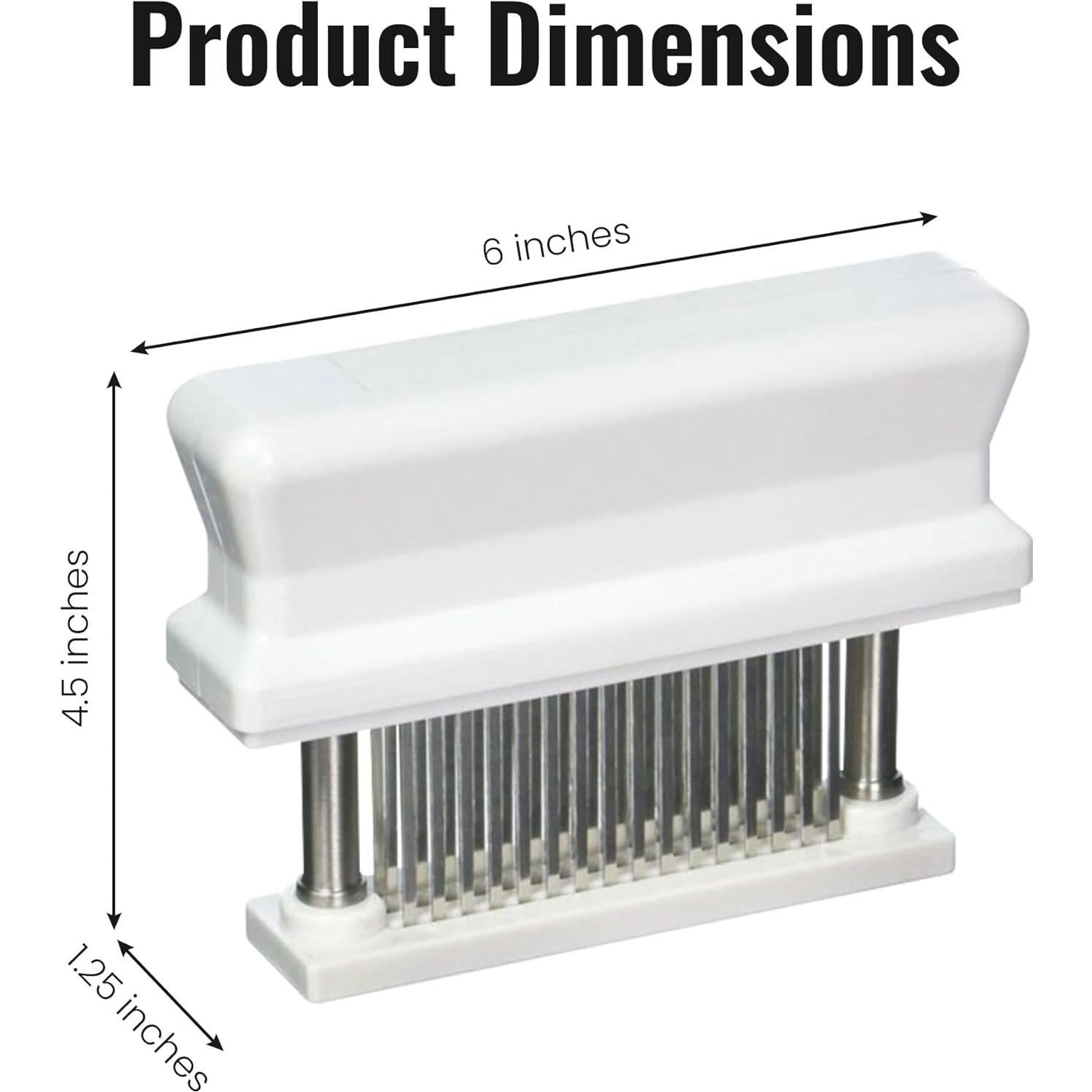 Aplanador de Carne WYZworks con 48 Cuchillas de Acero Inoxidable
