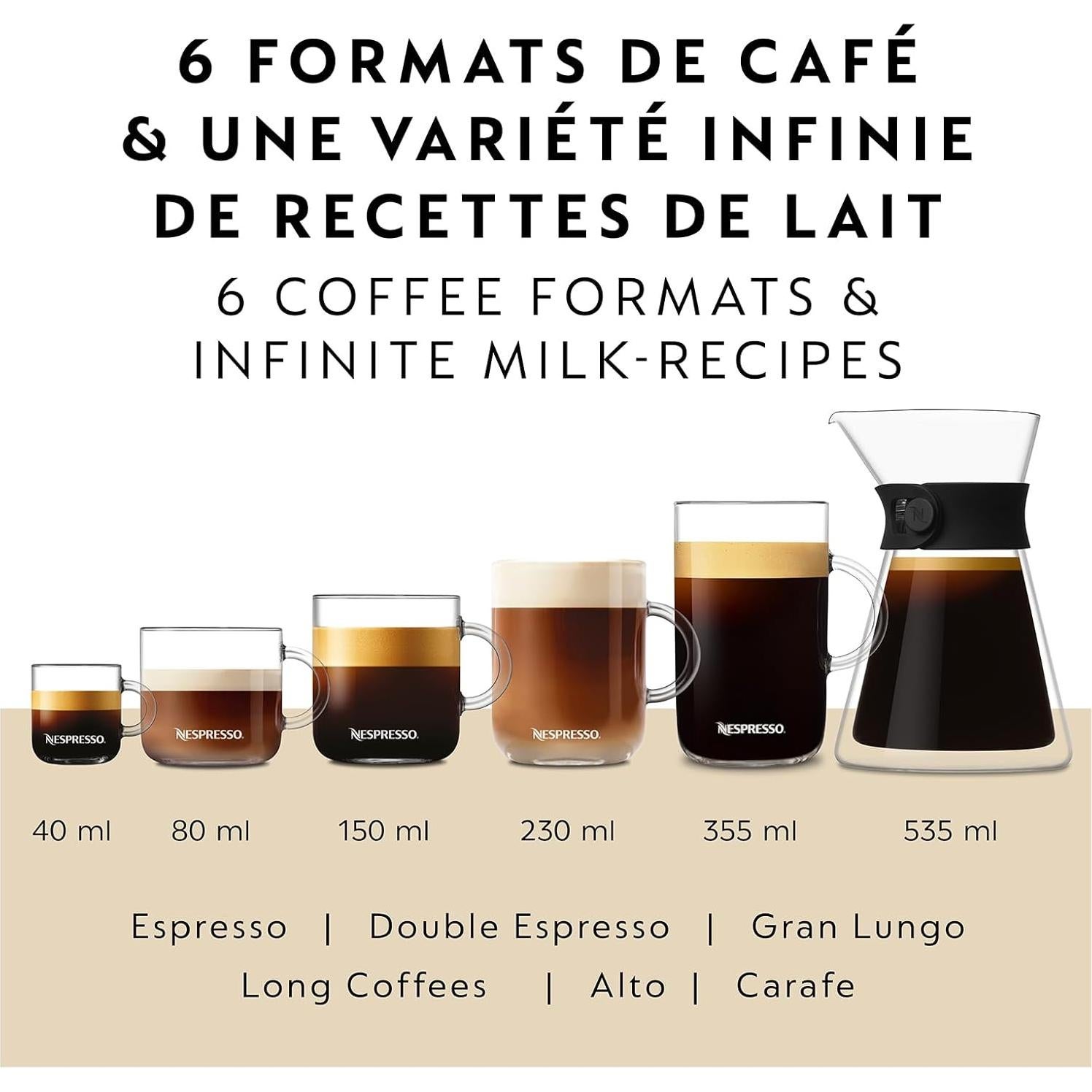 Cafetera Espresso Nespresso Vertuo Creatista BVE850BST Acero Inoxidable