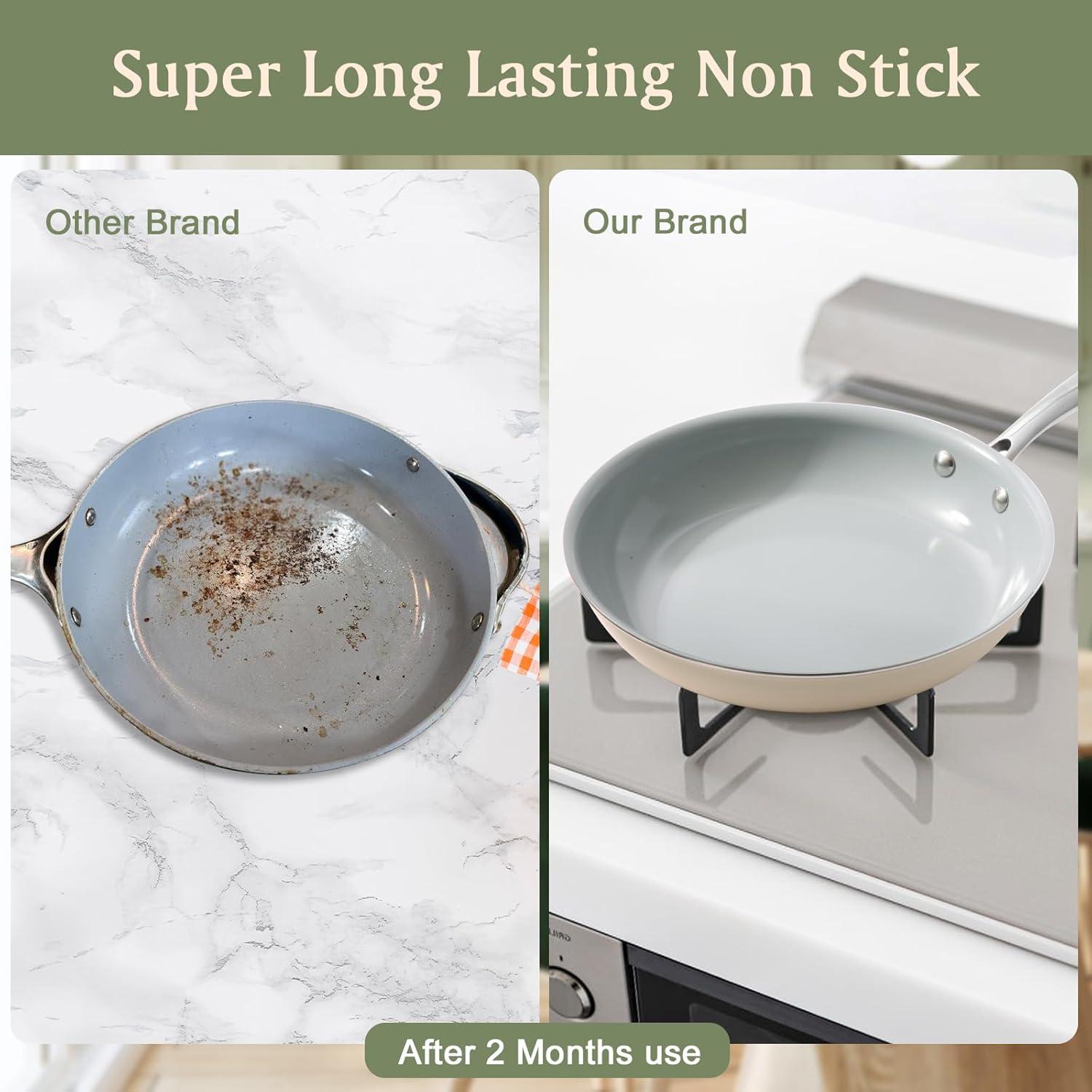 Sartén Antiadherente de Cerámica Cookersway 20cm Libre de PFOA