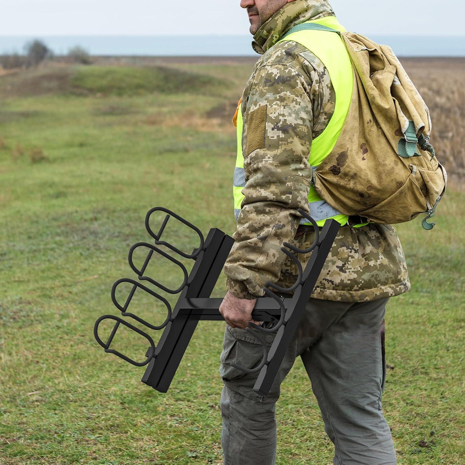 Soporte para Armas OSIEWEN Plegable 4 Ranuras Metal 3.08kg