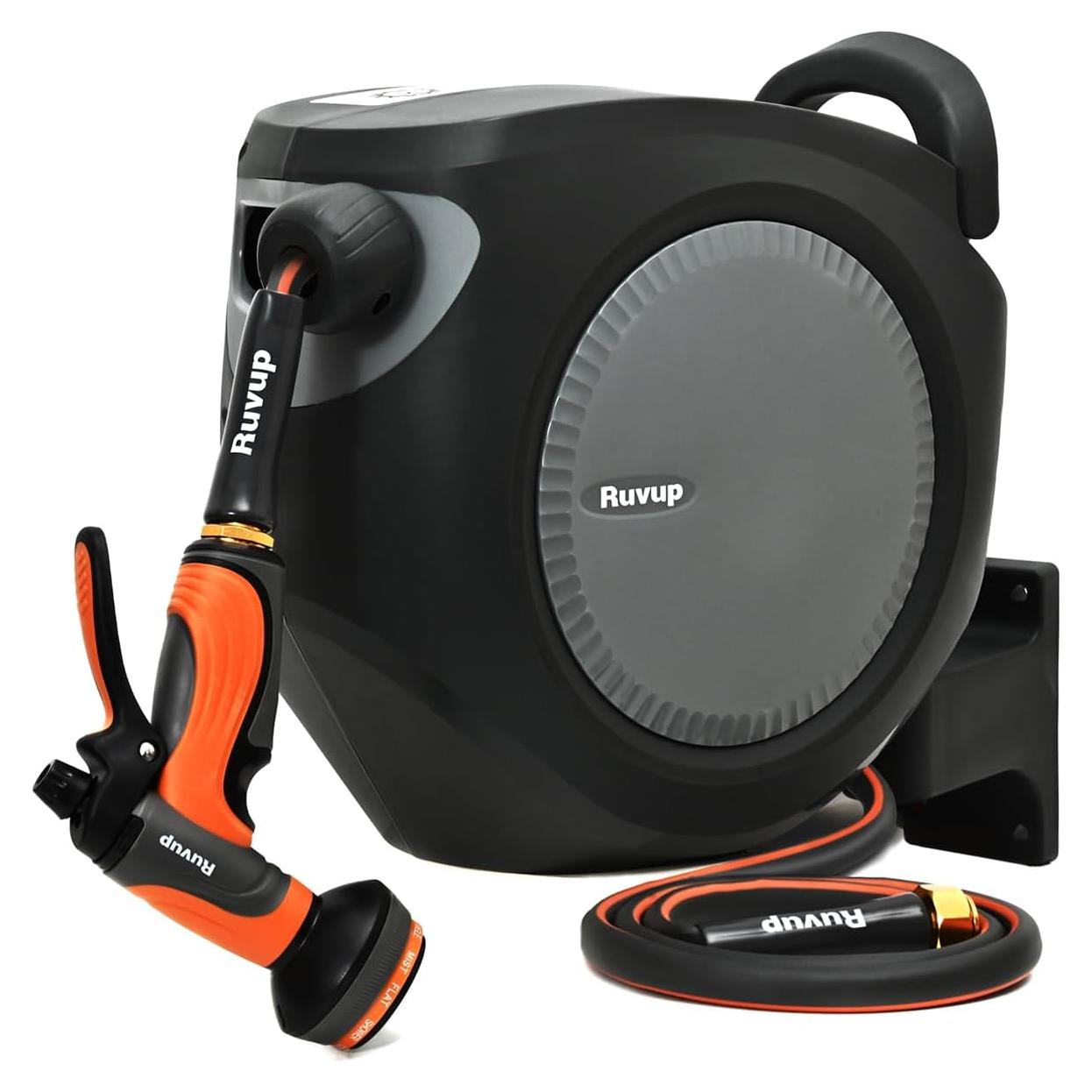 Carrete de Manguera Retráctil Ruvup 15.24m Automático UV