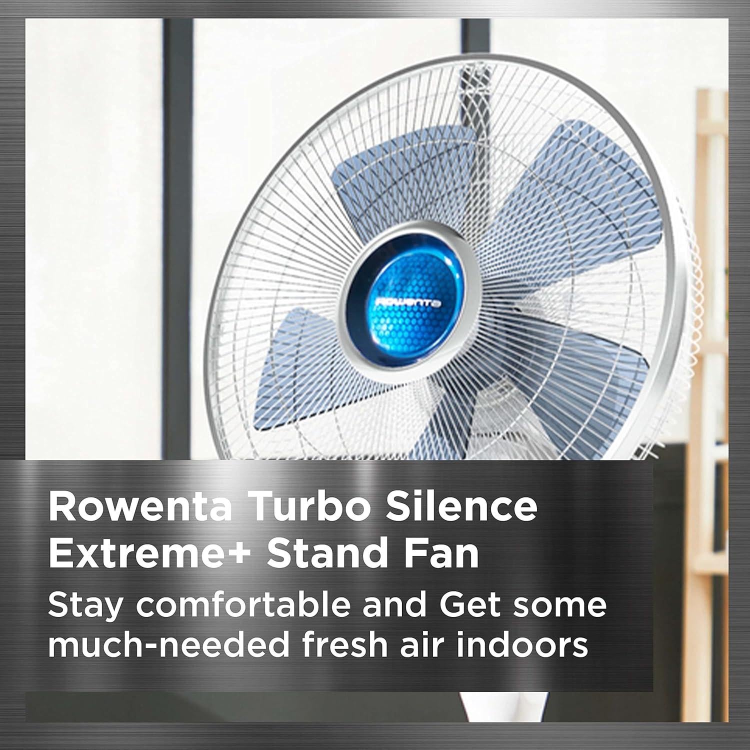 Ventilador de Pedestal Rowenta Turbo Silence 135cm 5 Velocidades