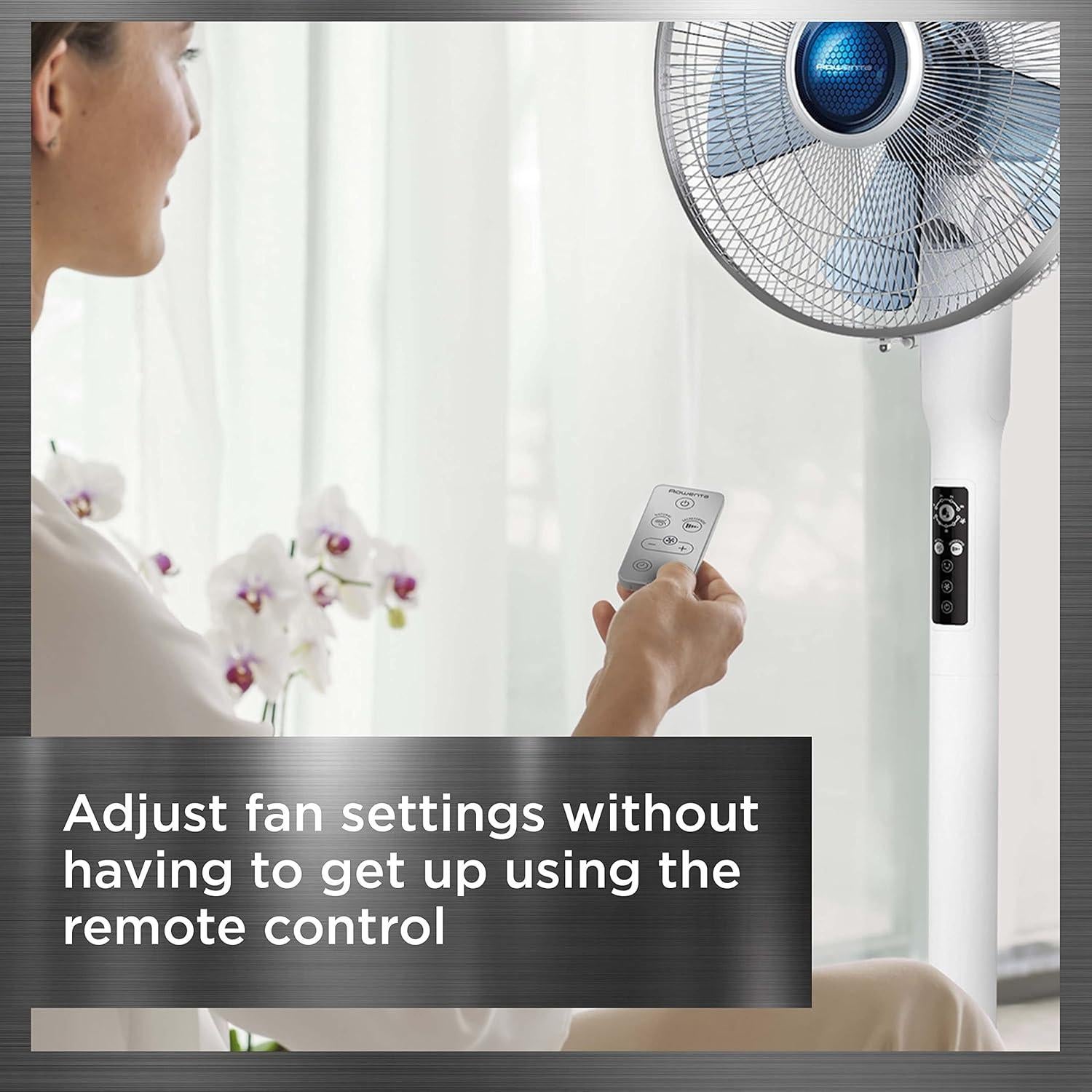 Ventilador de Pedestal Rowenta Turbo Silence 135cm 5 Velocidades