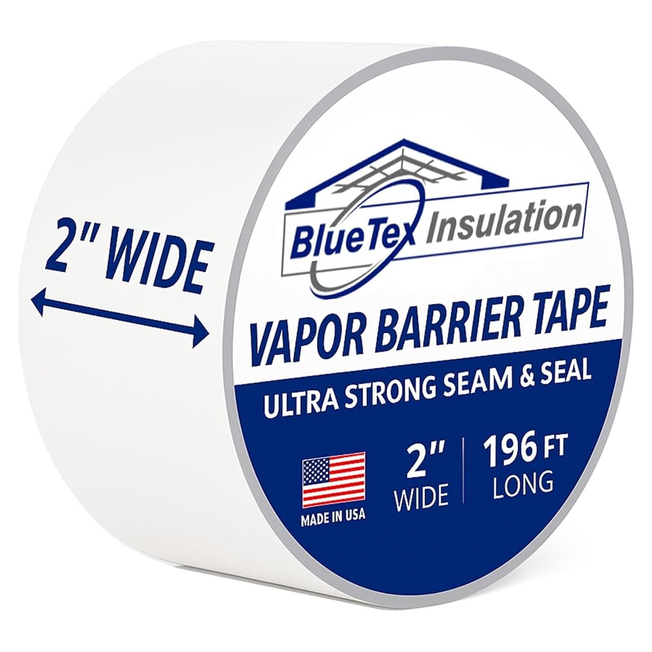 Cinta Barrera de Vapor BlueTex 5 cm x 59,7 m para Aislamiento