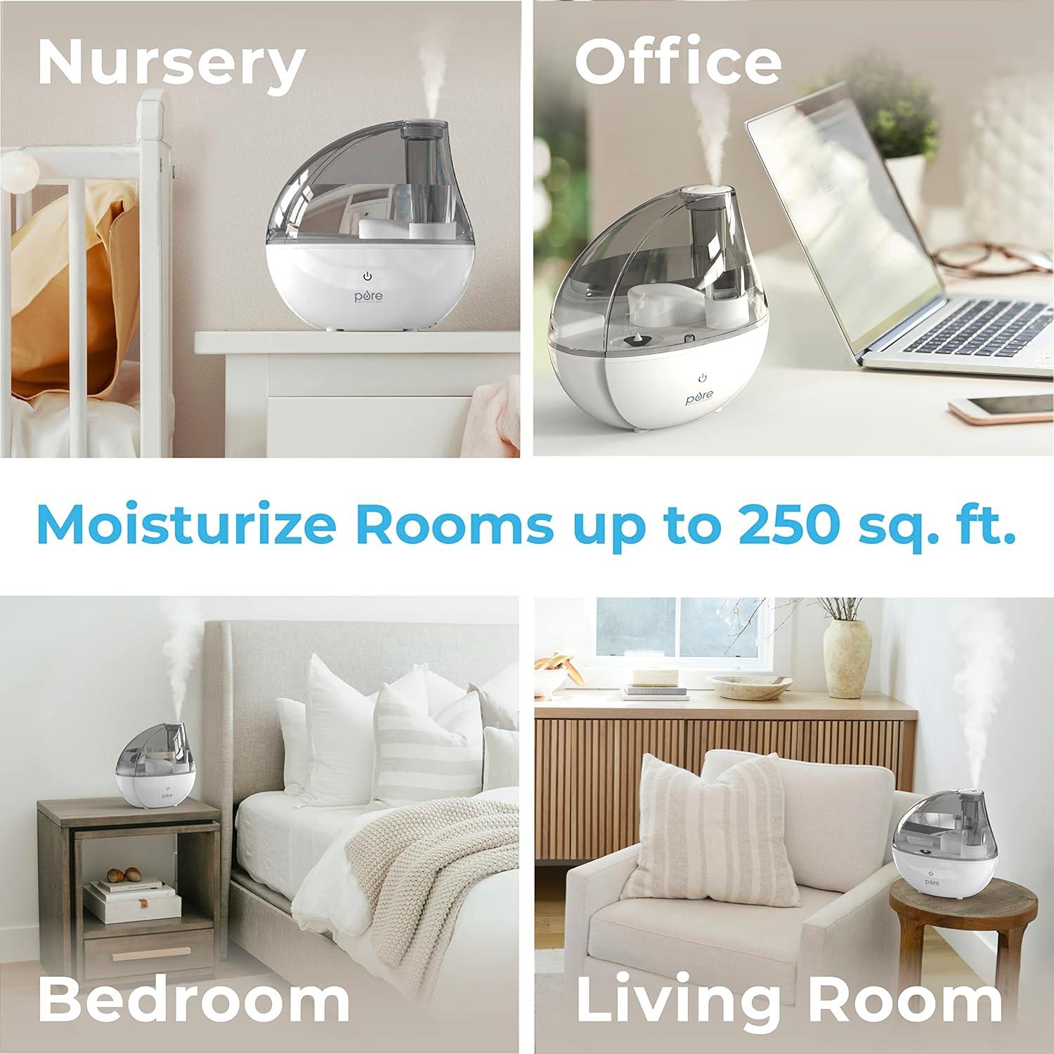 Humidificador ultrasónico Pure Enrichment MistAire Silver 1.5L