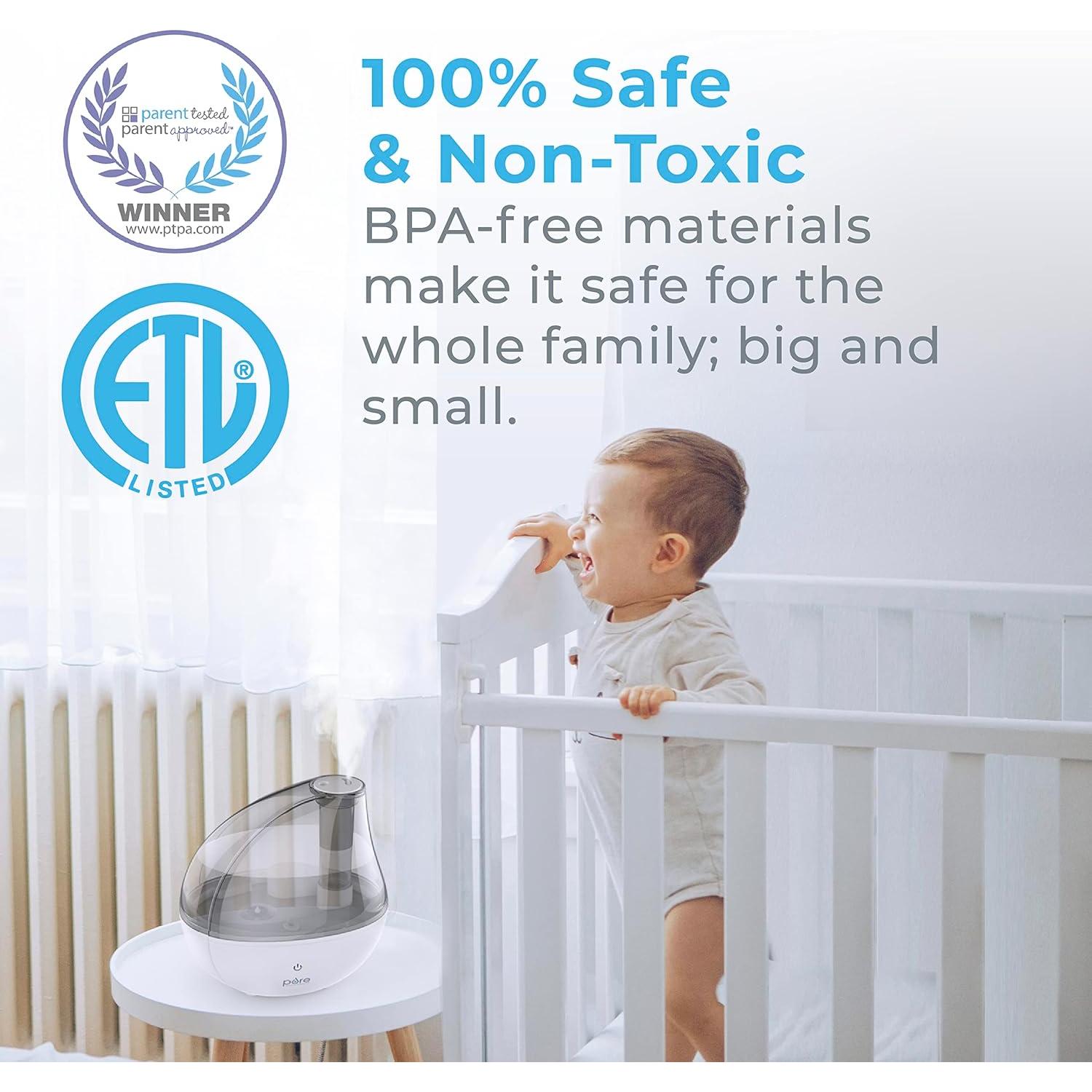 Humidificador ultrasónico Pure Enrichment MistAire Silver 1.5L