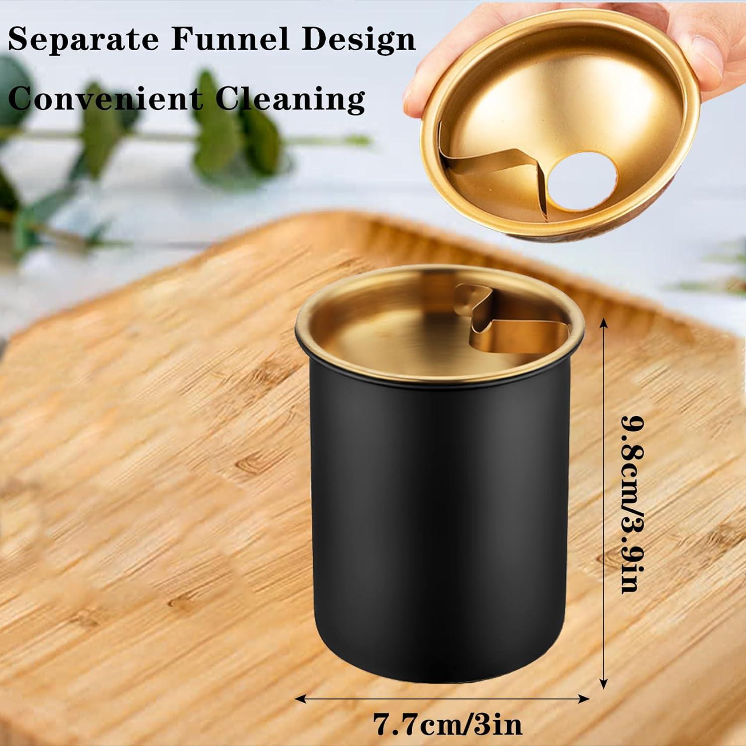 Cenicero de coche MaoMaoCha de acero inoxidable con tapa