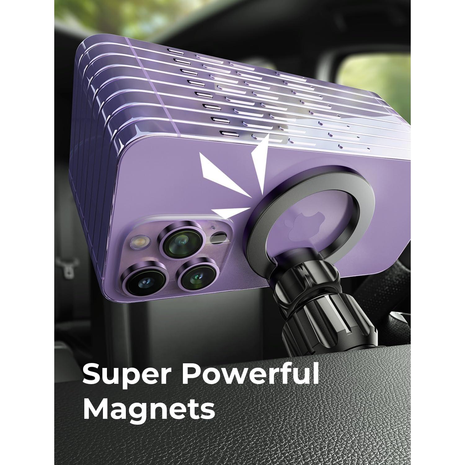 Soporte Magnético para Auto LISEN MagSafe Verde Ajustable