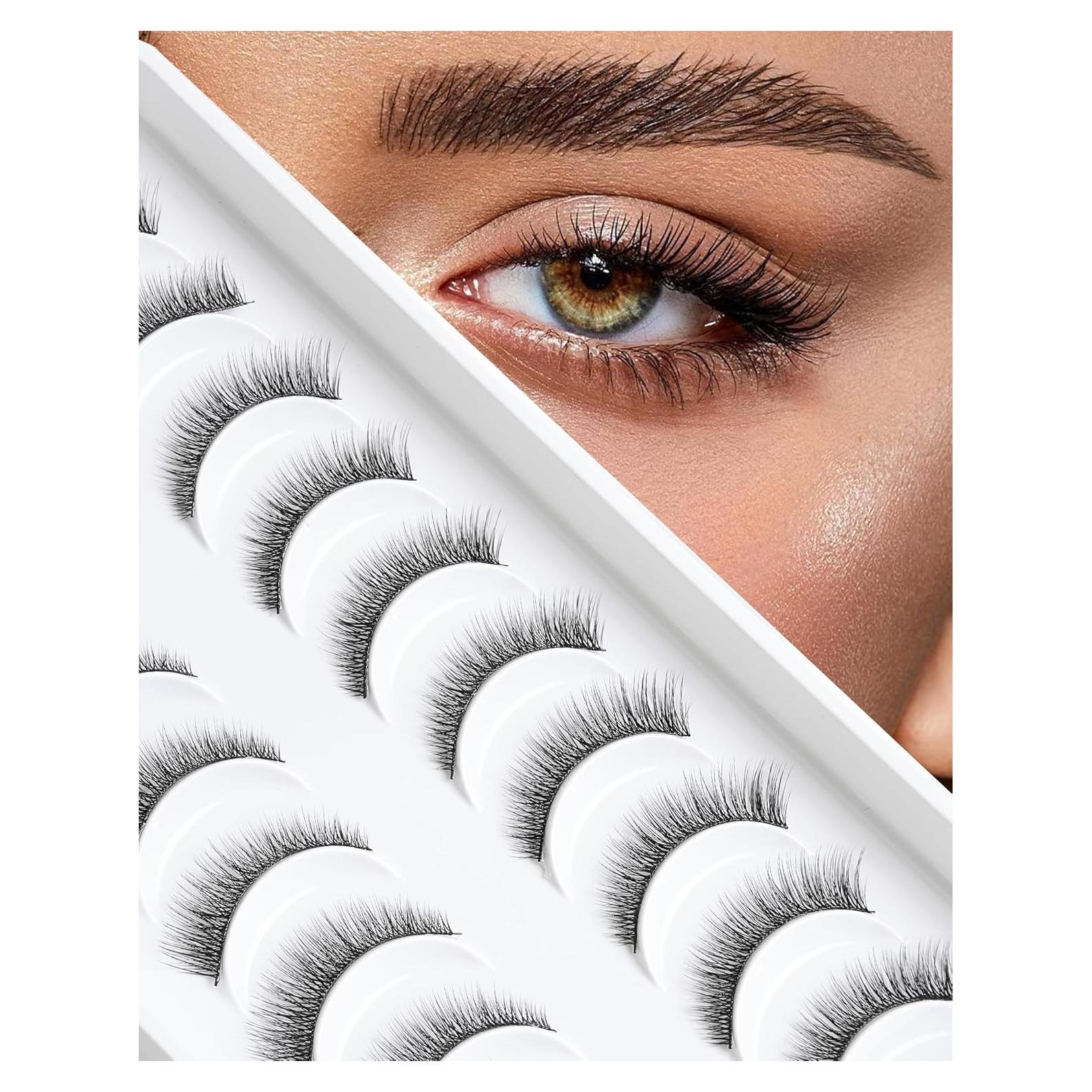 Pestañas Postizas Naturales Ukrizi Bluebell 10mm - 10 Pares