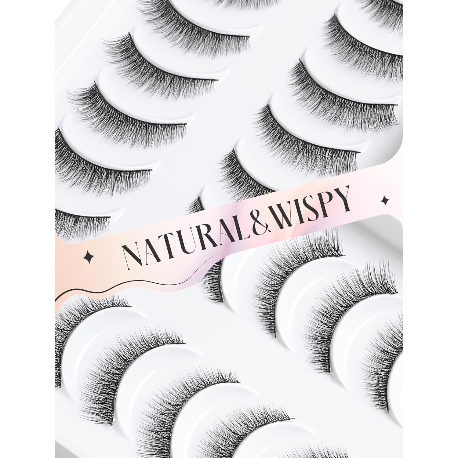 Pestañas Postizas Naturales Ukrizi Bluebell 10mm - 10 Pares