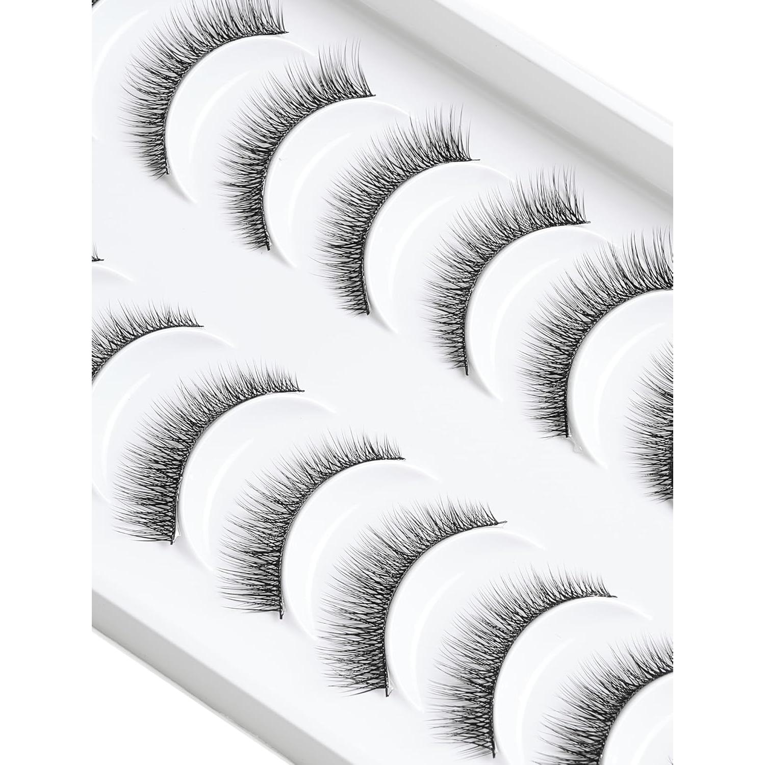 Pestañas Postizas Naturales Ukrizi Bluebell 10mm - 10 Pares