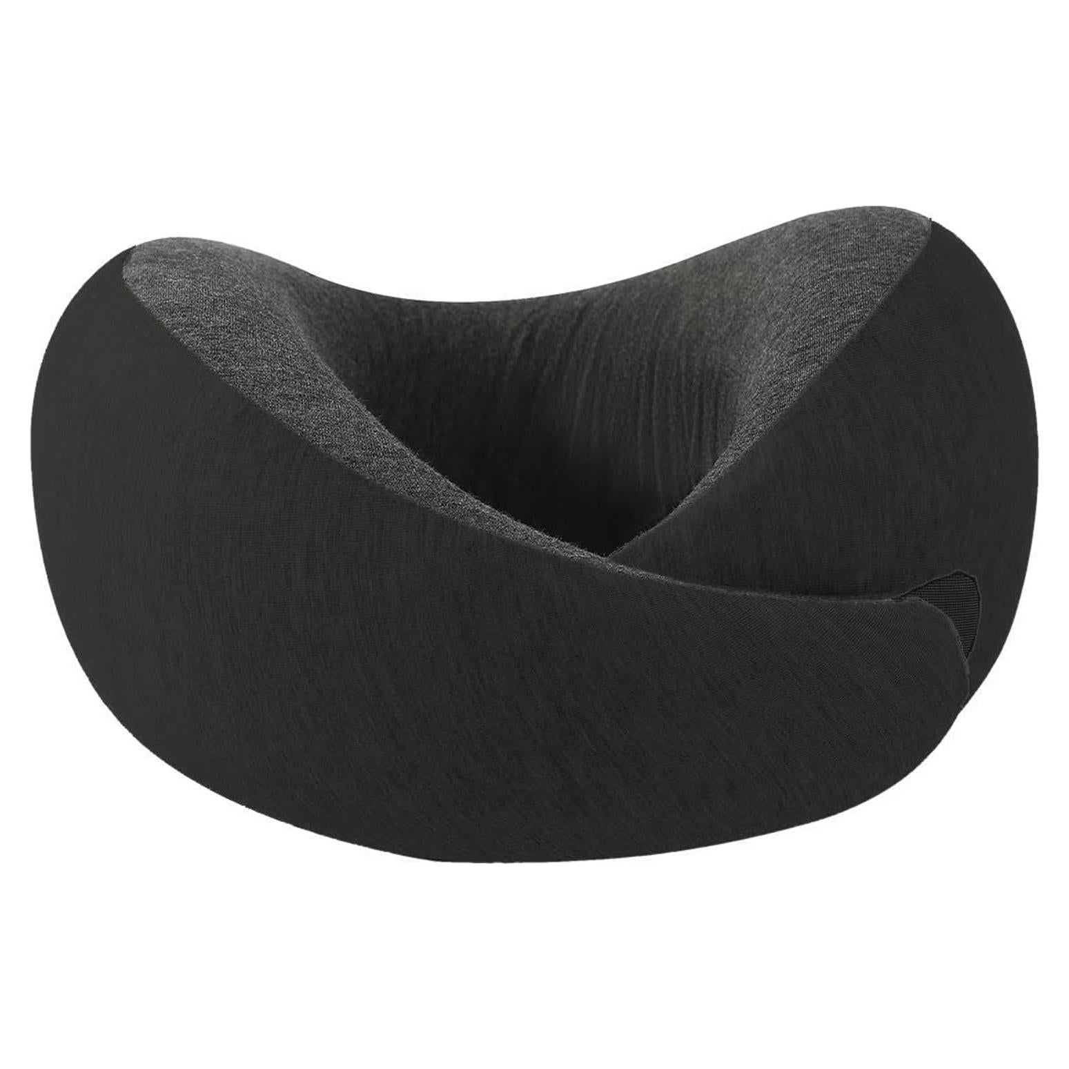 Almohada de Cuello de Viaje RKADIR Espuma Viscoelástica Negra