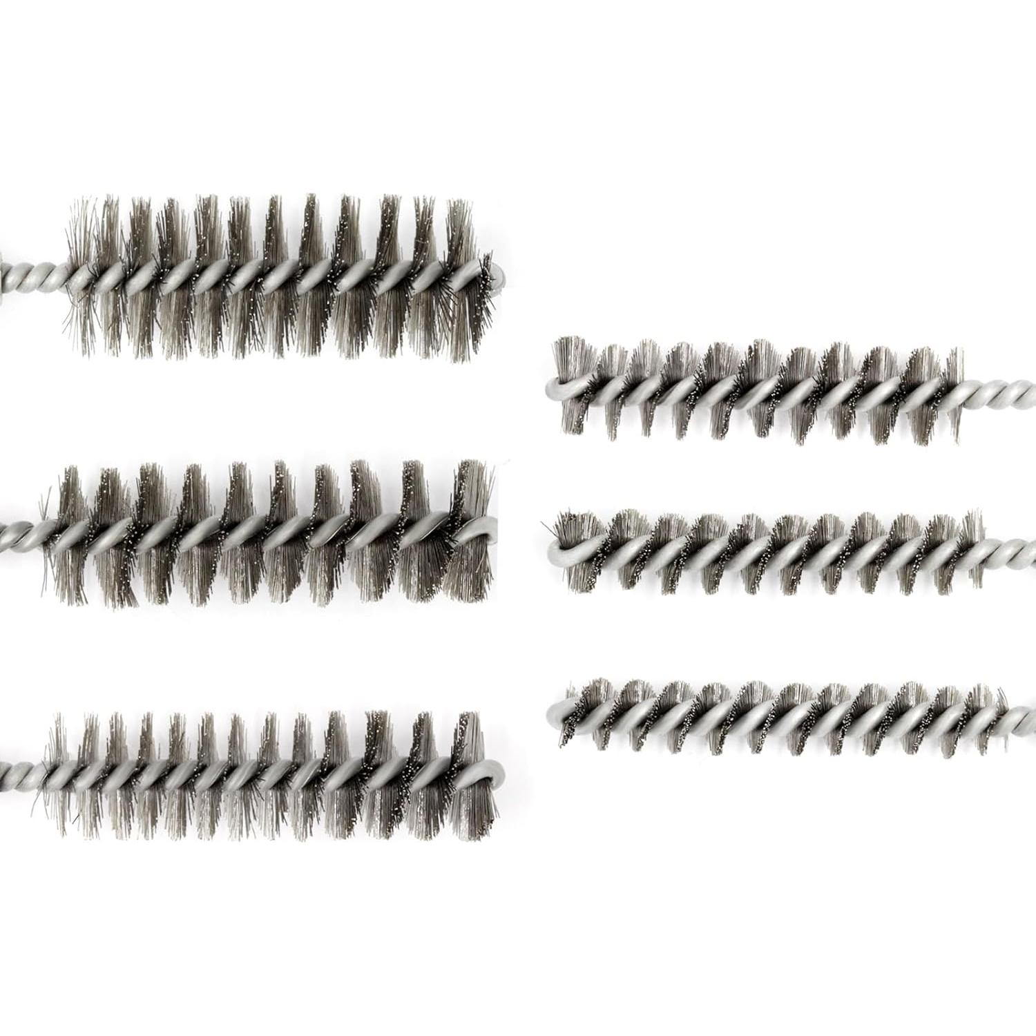 6 Cepillos de Agujero BUXIMN para Taladro Acero Inoxidable 8-19mm